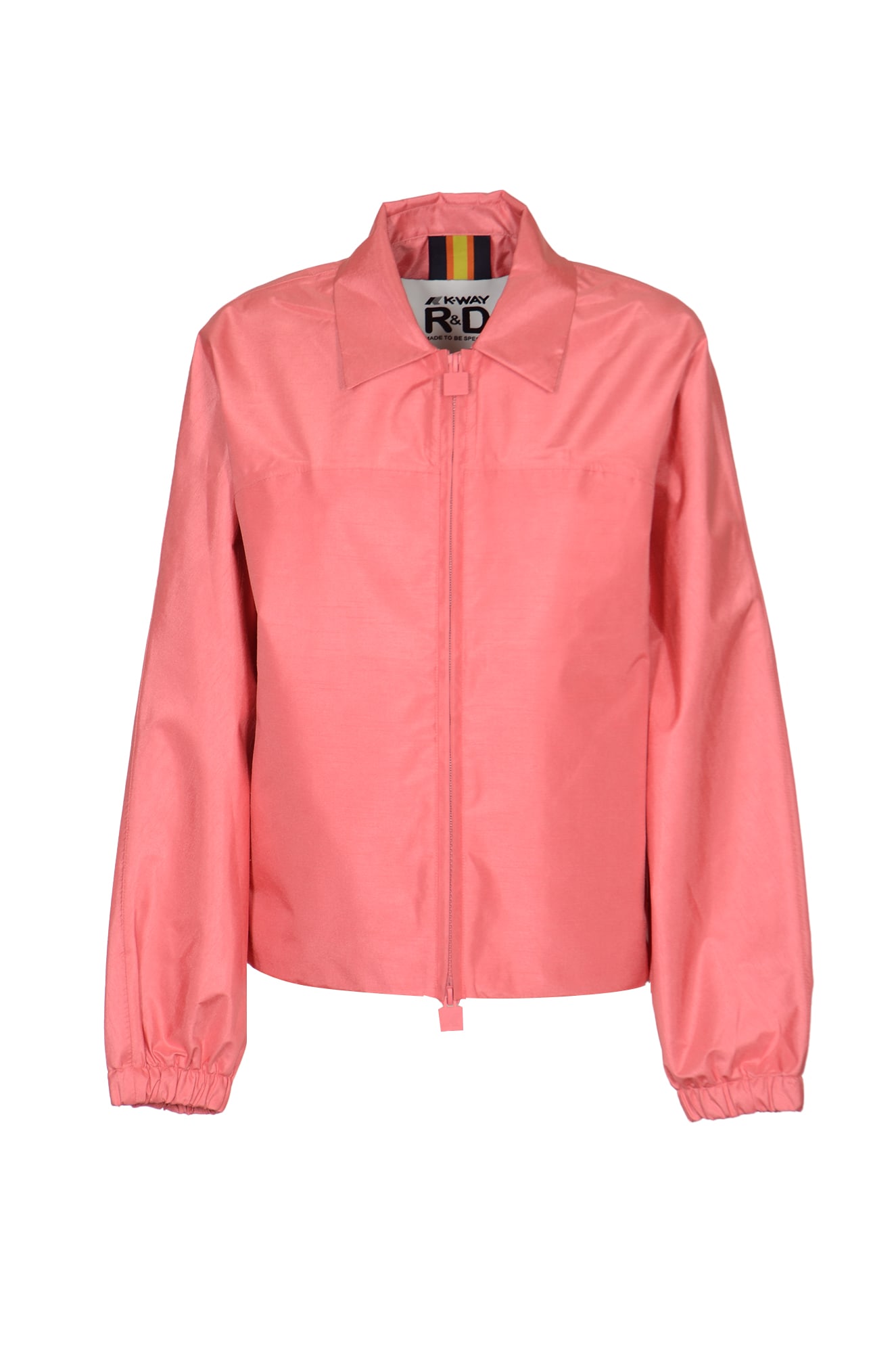 Shop K-way Soisir Coat In Pink/camel
