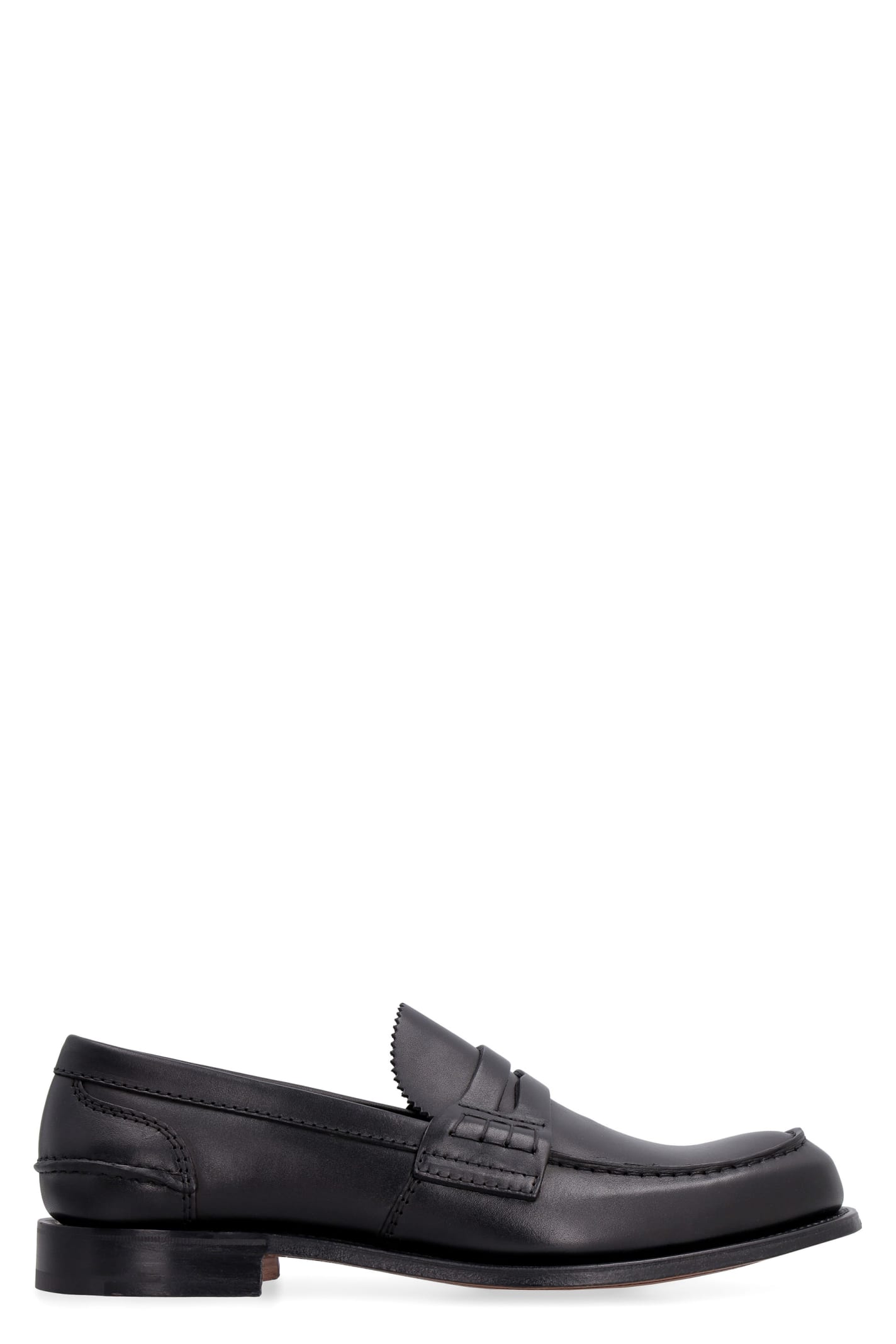 Shop Church's Pembrey Leather Loafers In Black