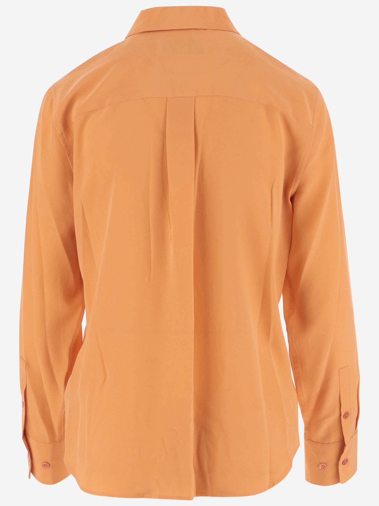 Shop Equipment Silk Shirt In Orange