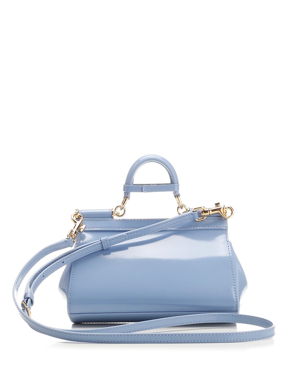 Shop Dolce & Gabbana Sicily Small Handbag In Light Blue