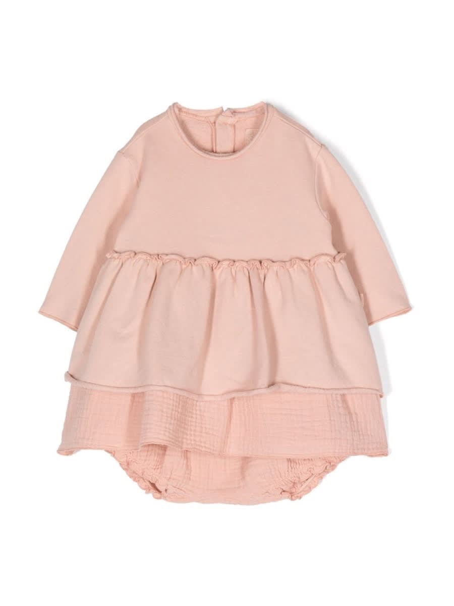 Shop Teddy &amp; Minou M/l Dress With Coulottes In Pink