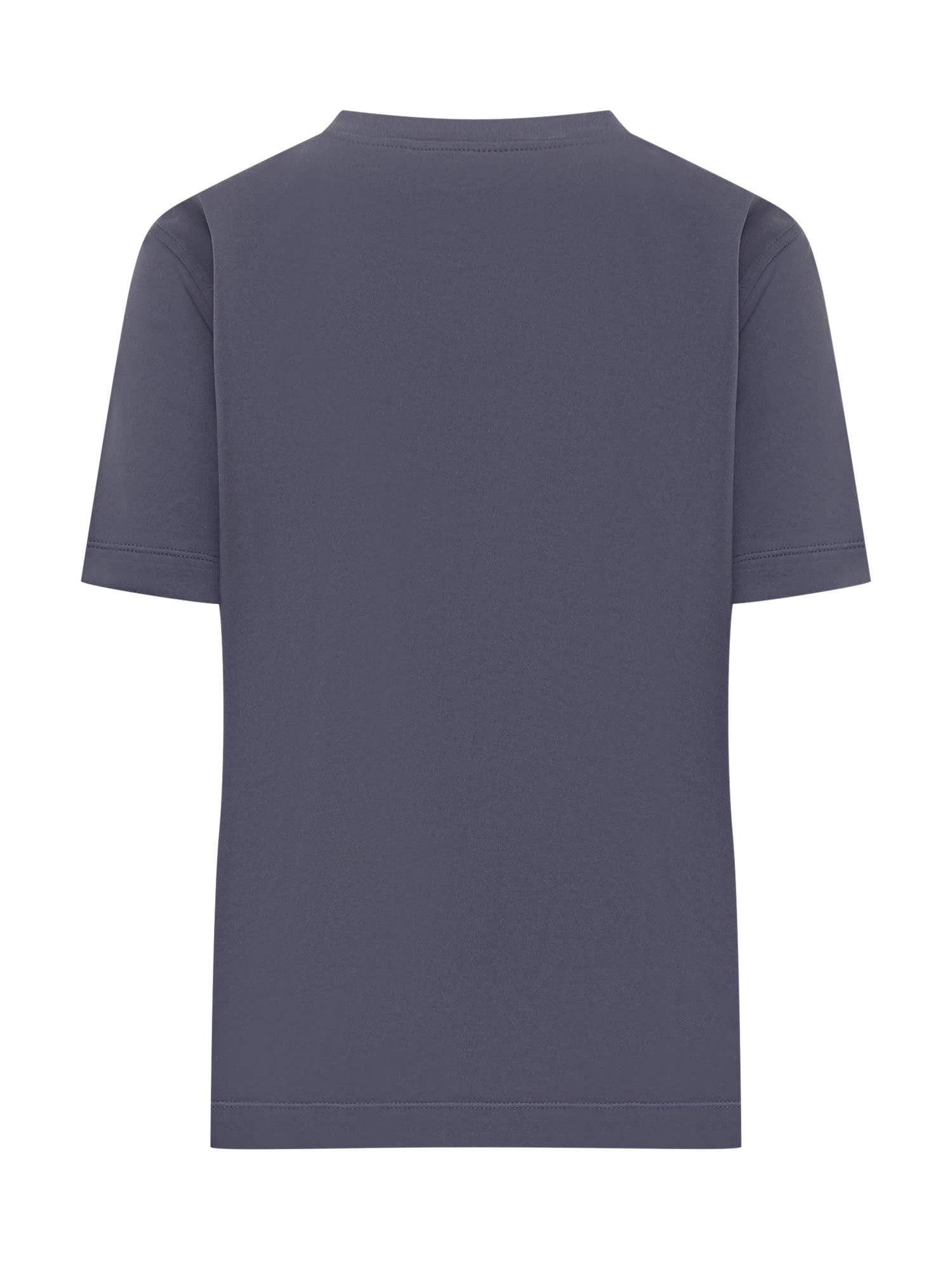 Brunello Cucinelli Cotton Pocket-detail T-shirt In Blue