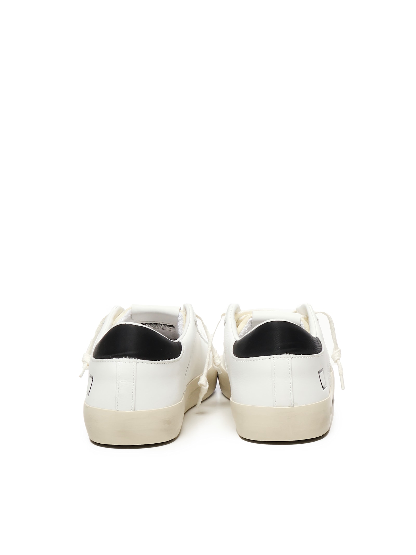 Date Hill Low Sneakers In White Suede And Leather In White