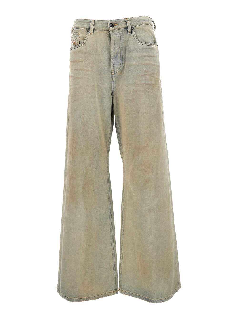 1996 D-sire Low-rise Wide-leg Washed Jeans