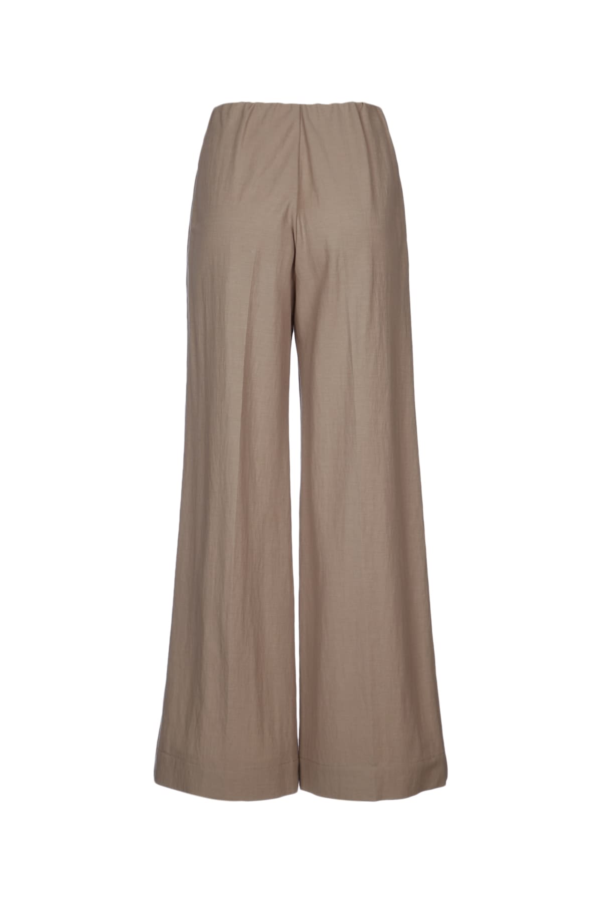 Harris Wharf London Women Flared Trousers Rayon In Dove