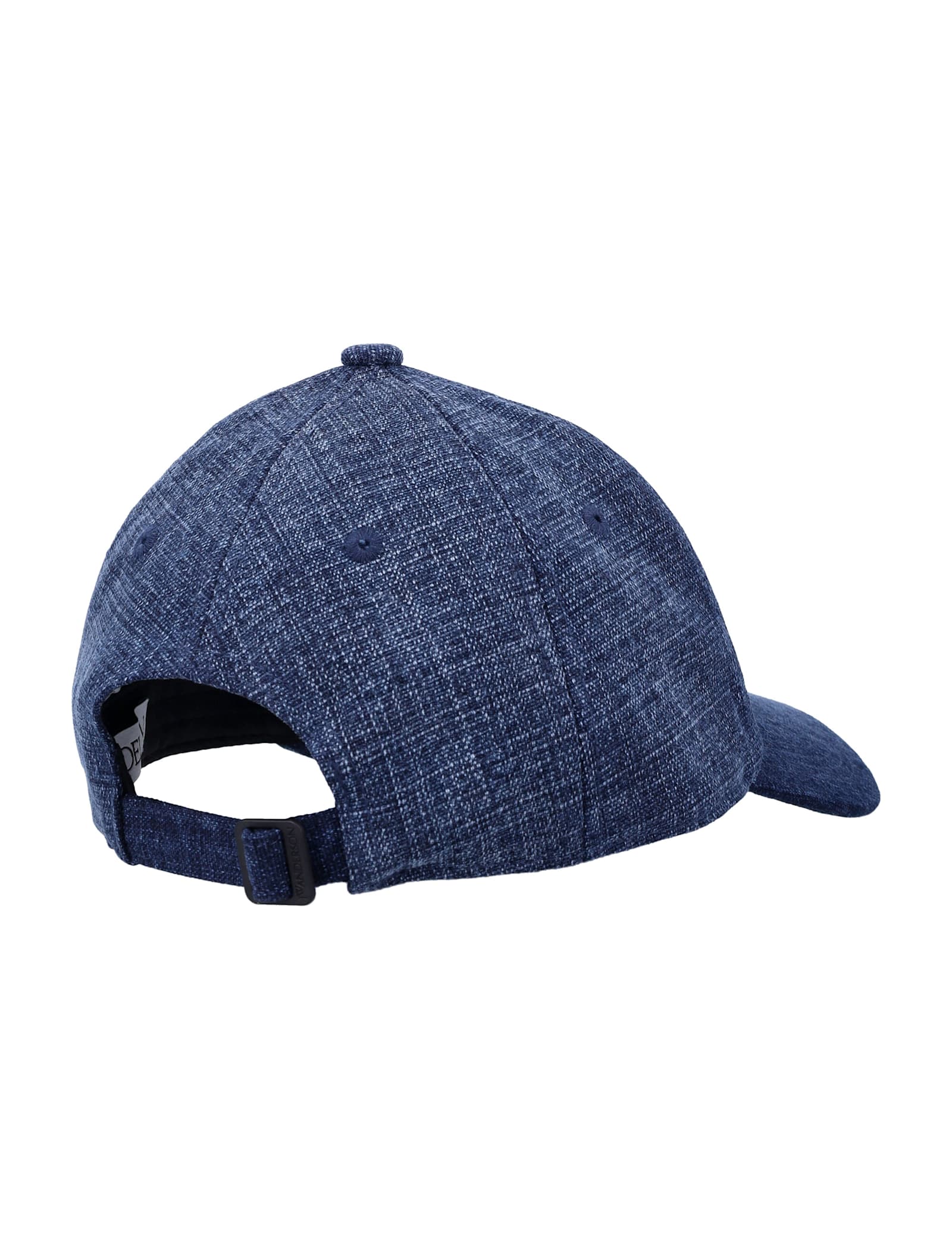 Jw Anderson Anchor Logo Denim Baseball Cap In Blue