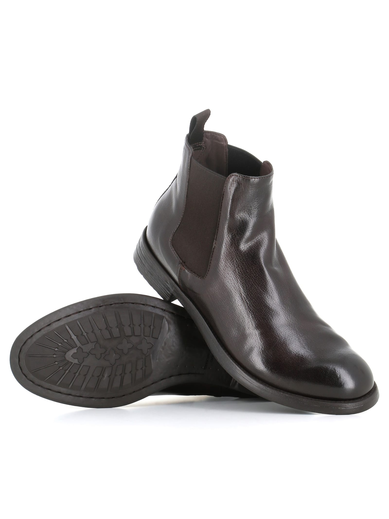 Shop Officine Creative Chelsea Boot Hive/007 In Ebony
