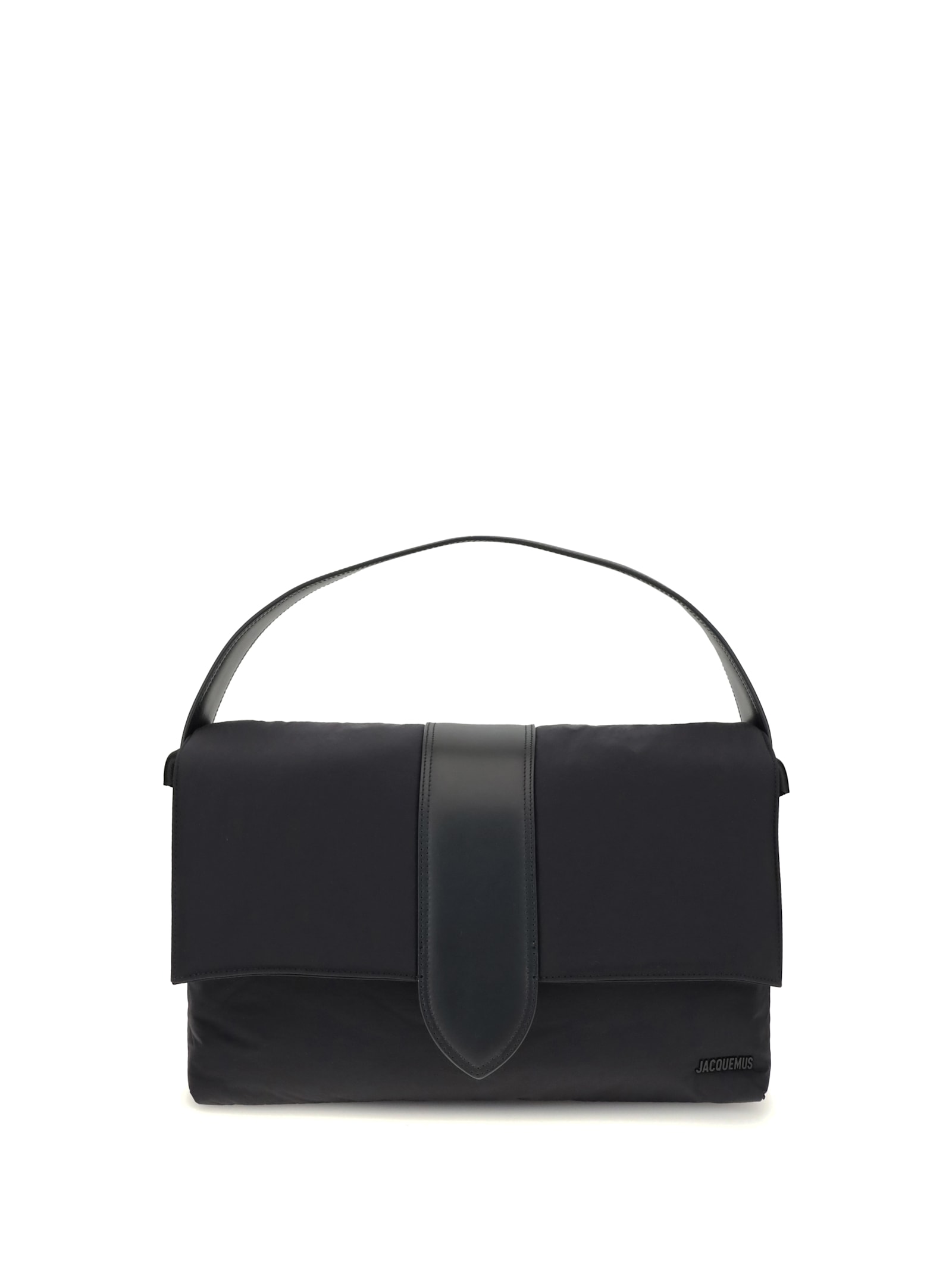 Jacquemus The Messenger Bambino Bag With Adjustable Shoulder Strap In Black