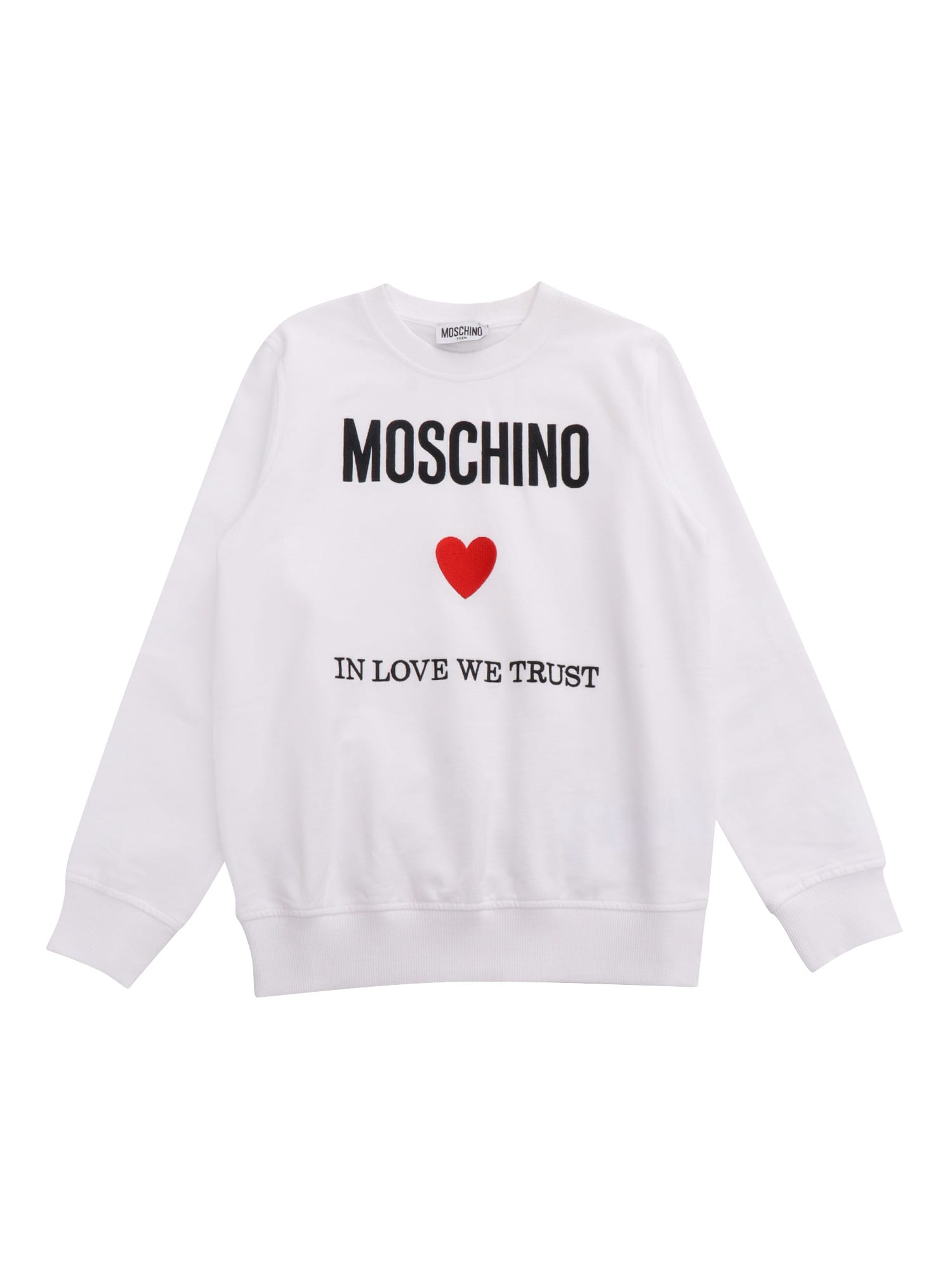 Moschino Kids' White Sweatshirt