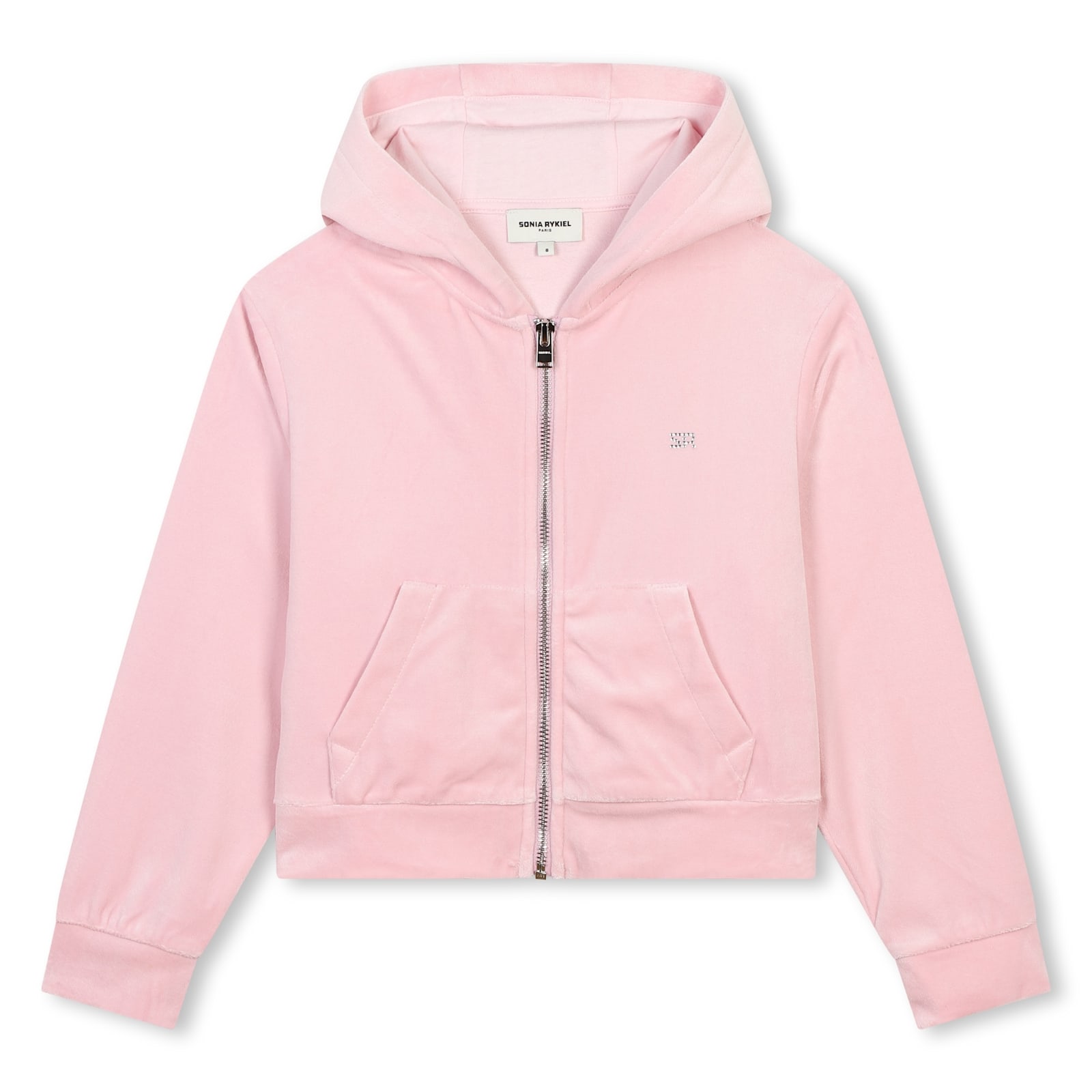 Sonia Rykiel Kids' Felpa Con Logo In Pink