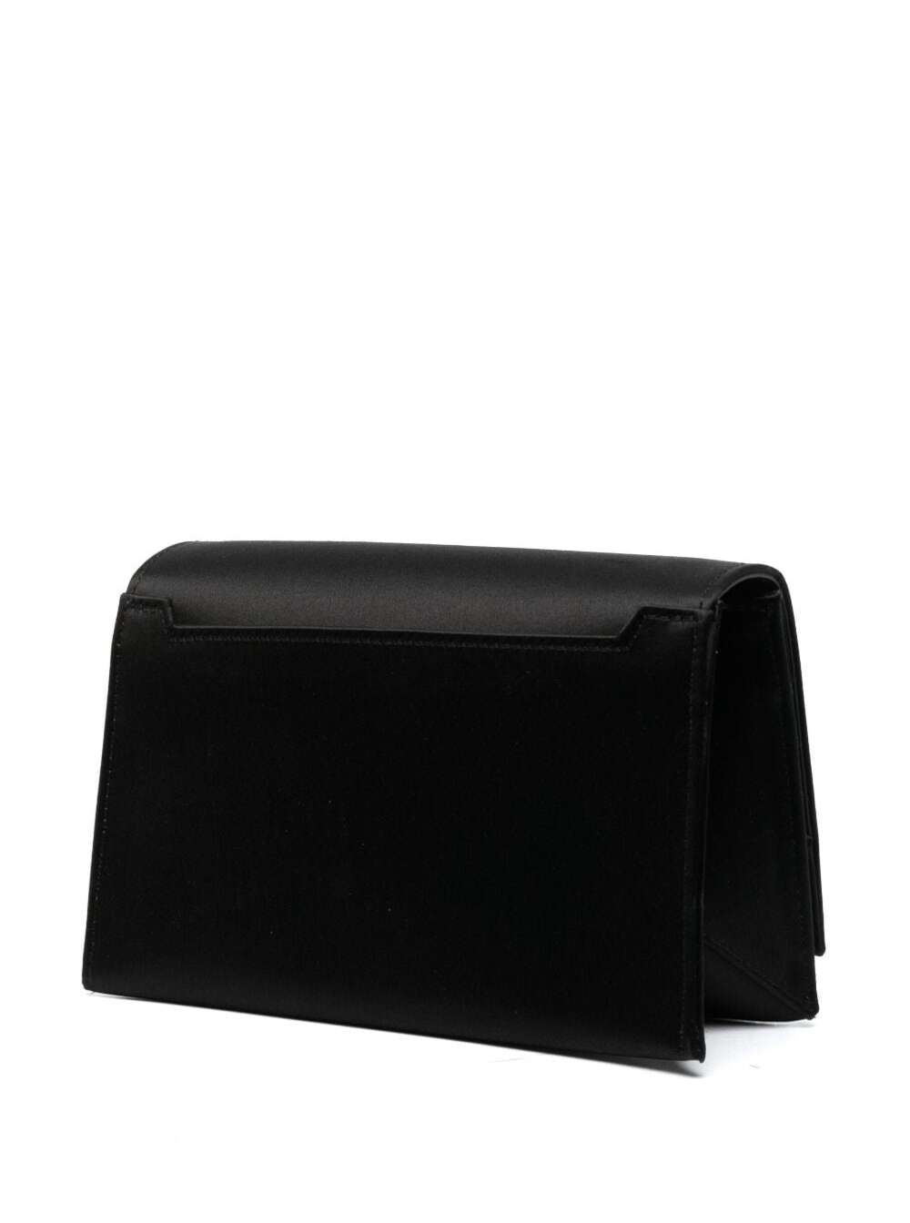 Shop Tom Ford Black Shoulder Bag With Tf Logo Detail In Coco Leather Woman