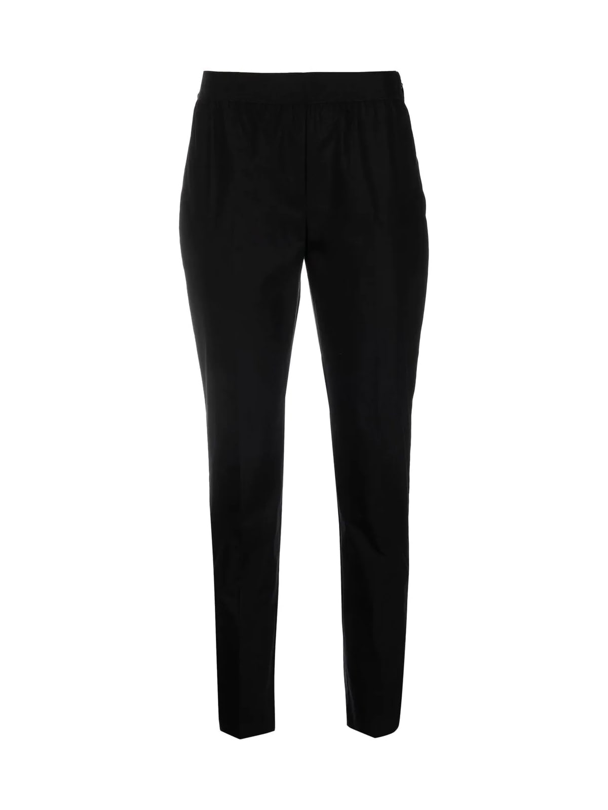 Shop Twinset Elastic Trousers In Black