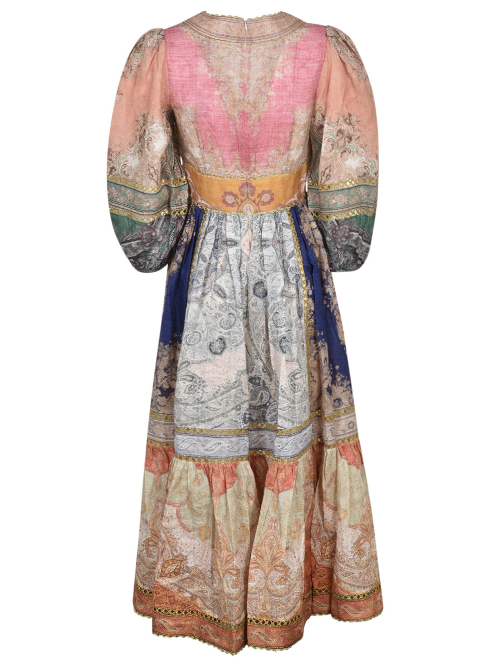 Zimmermann Anneke Lantern Midi Dress – Women – Sela