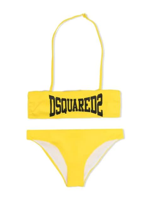 DSQUARED2 TWO-PIECE SWIMSUIT WITH PRINT,11780804