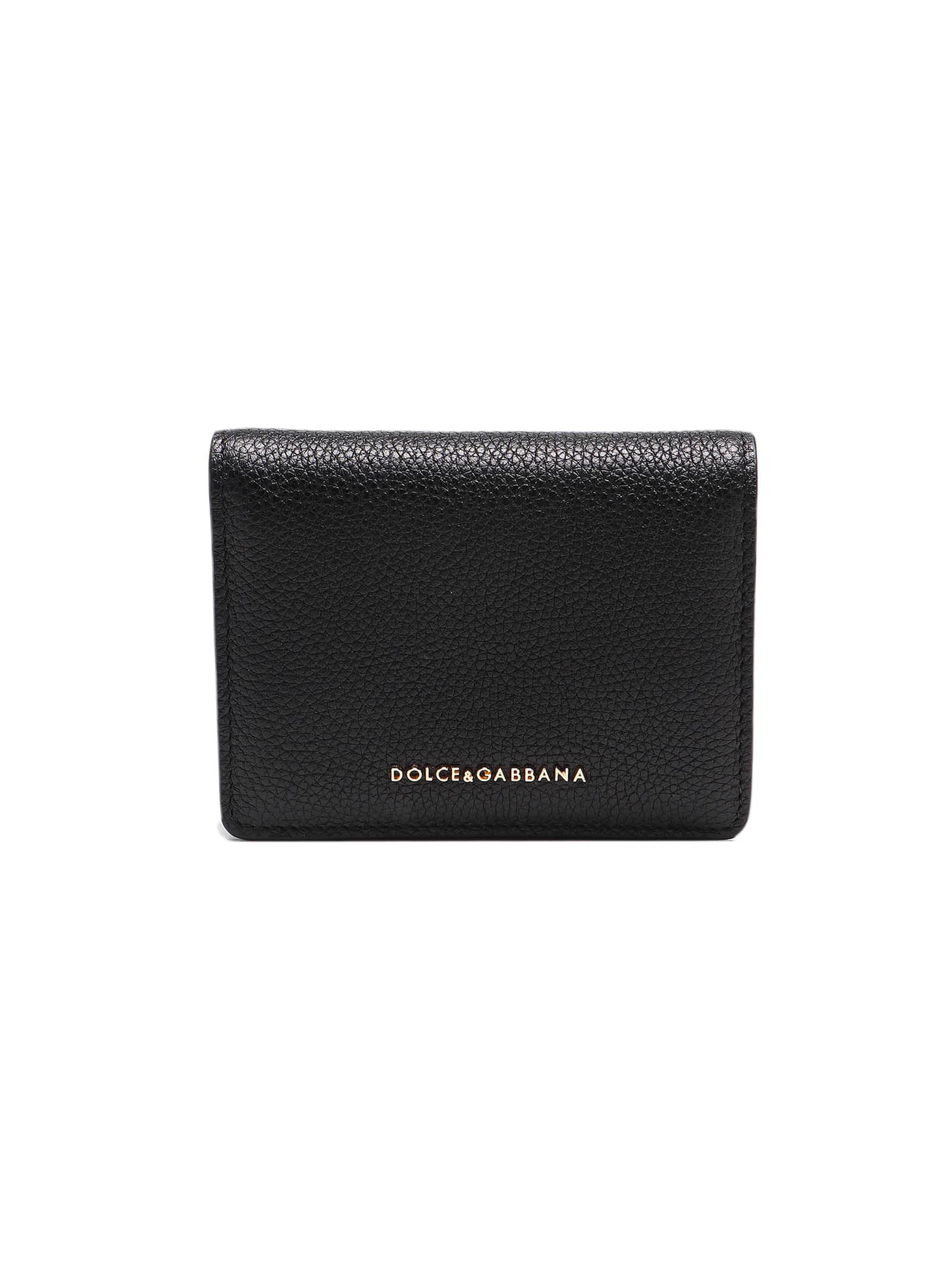 Dolce & Gabbana Sm Wallet In Nero