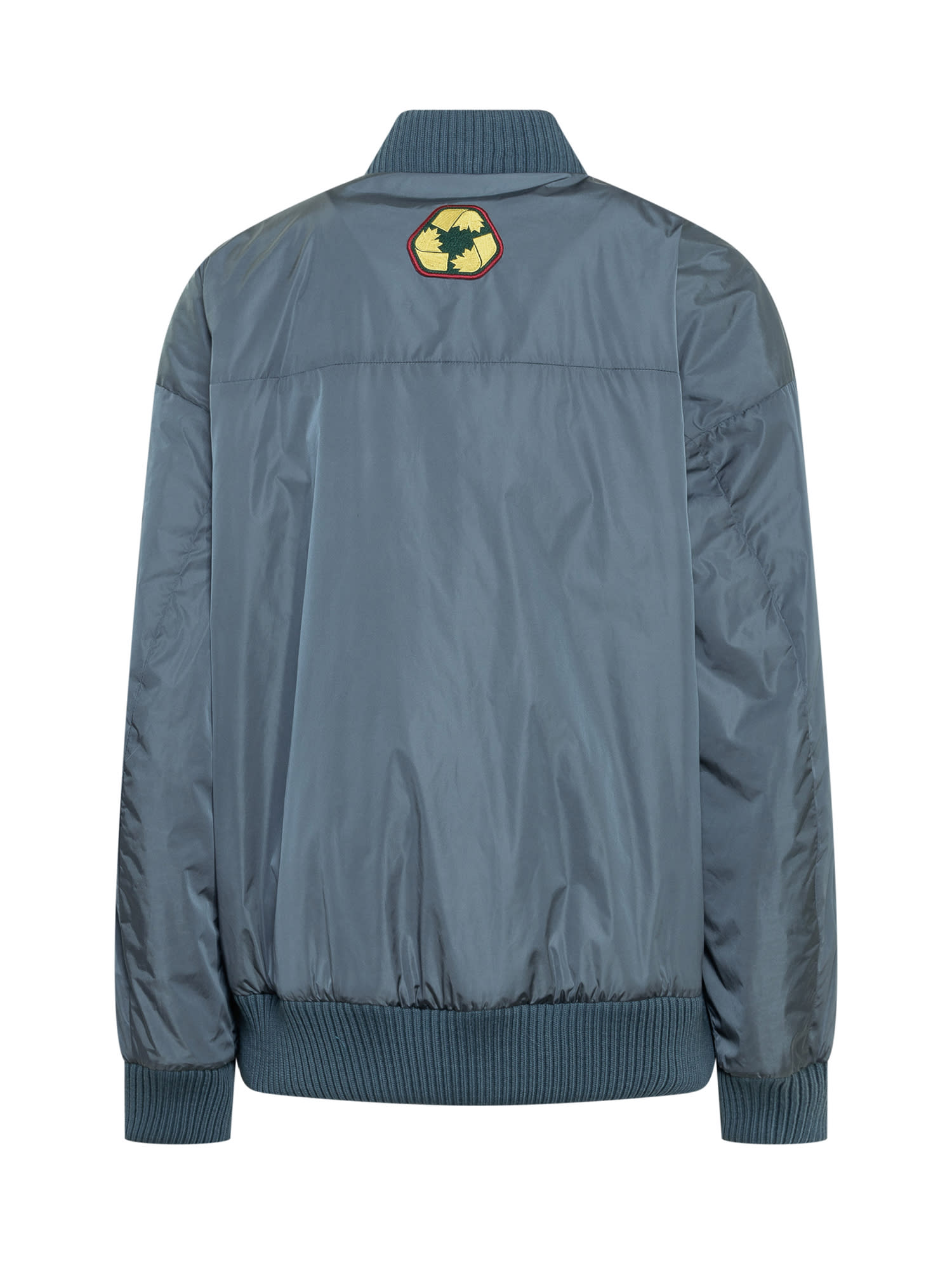 Shop Dsquared2 Aviator Bomber Jacket In Sea Pine