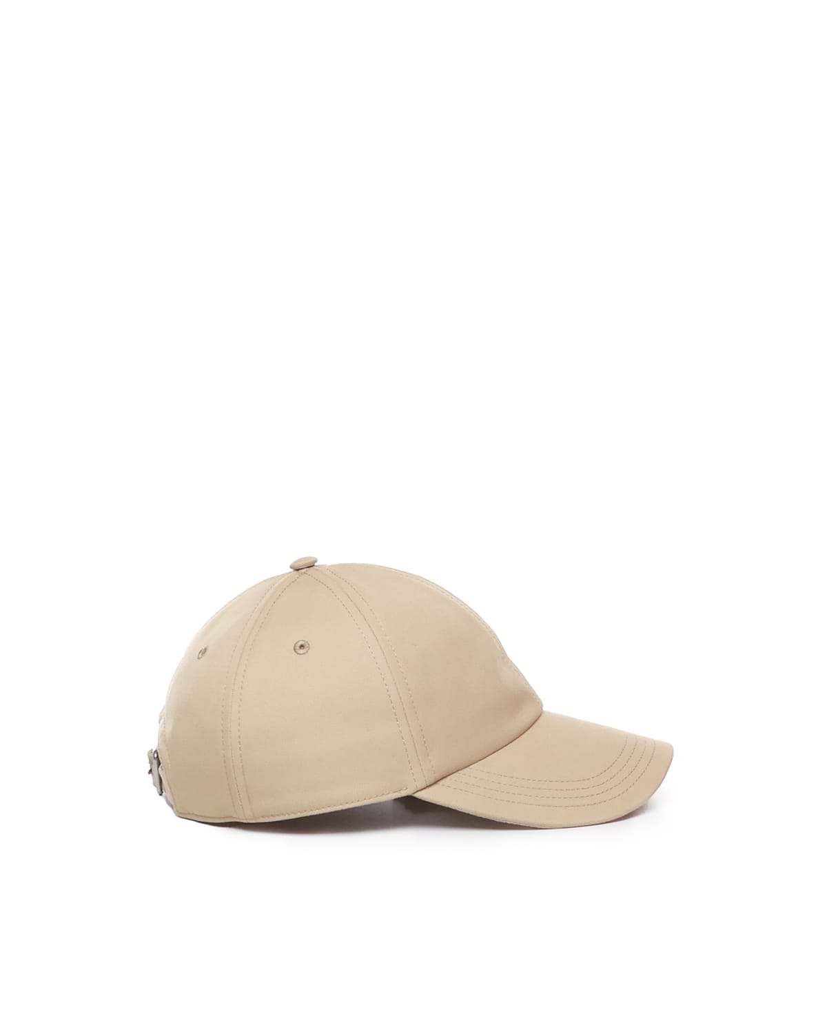 Shop Burberry Cotton-blend Baseball Cap In Beige