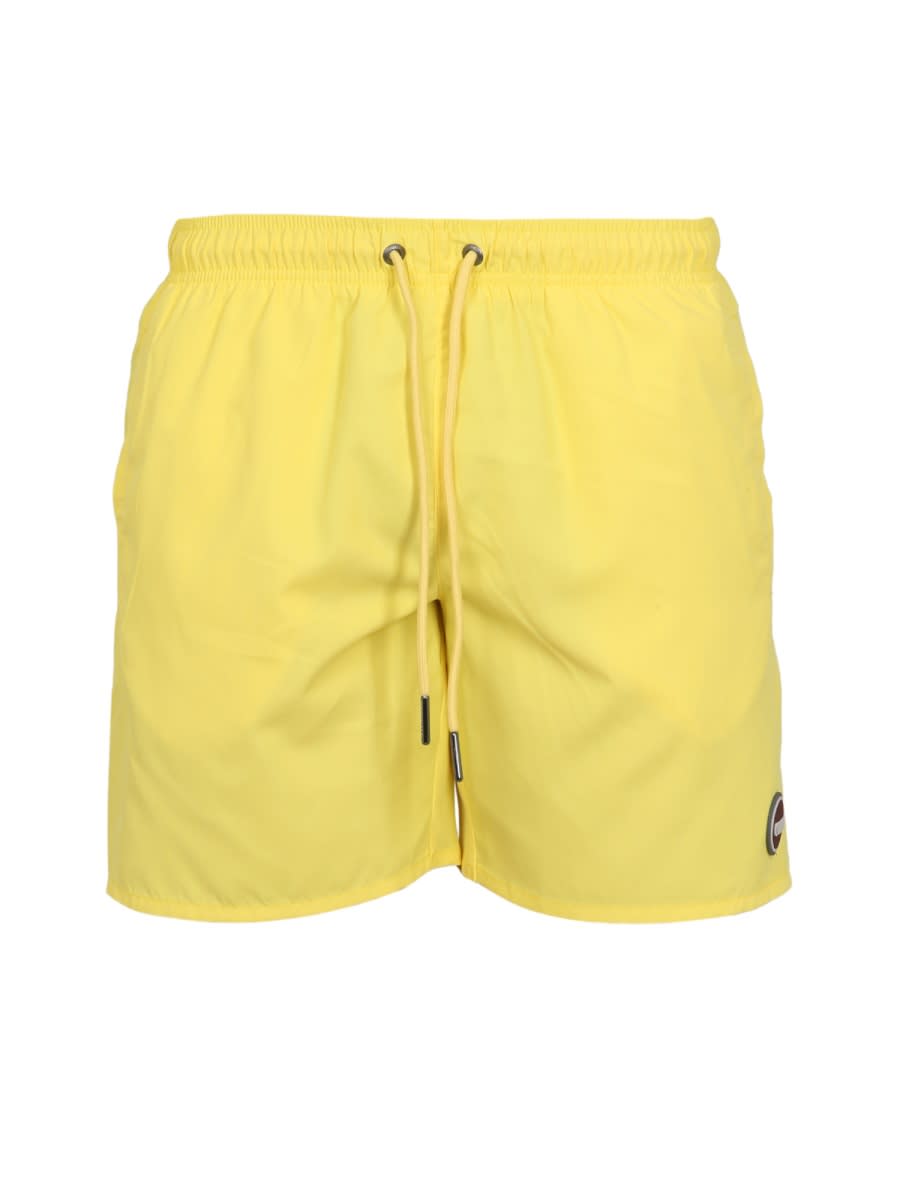 Colmar Swimsuit With Logo In Yellow