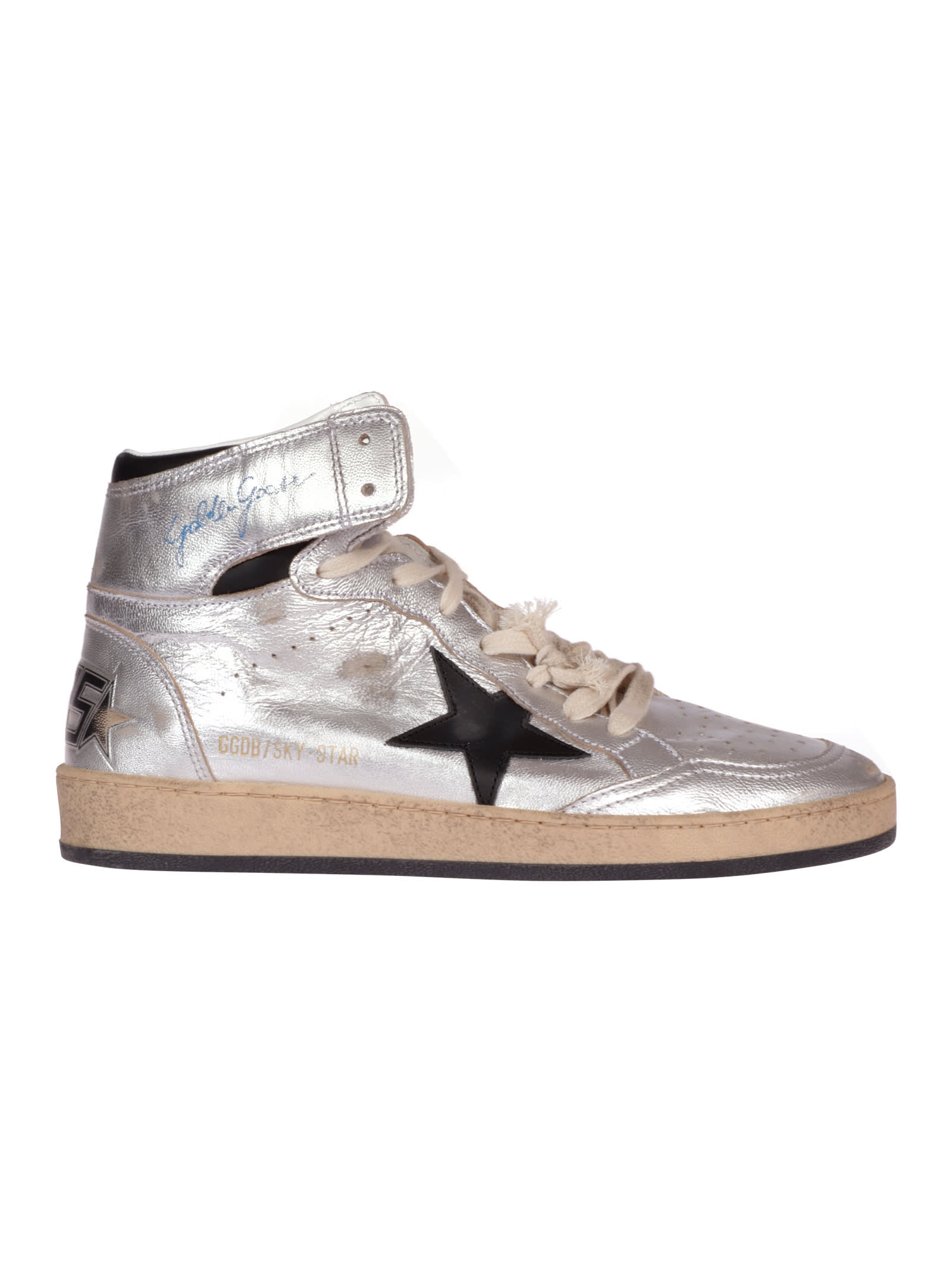 Golden Goose Sky Star Laminated Upper Leather Star In 60246 | ModeSens