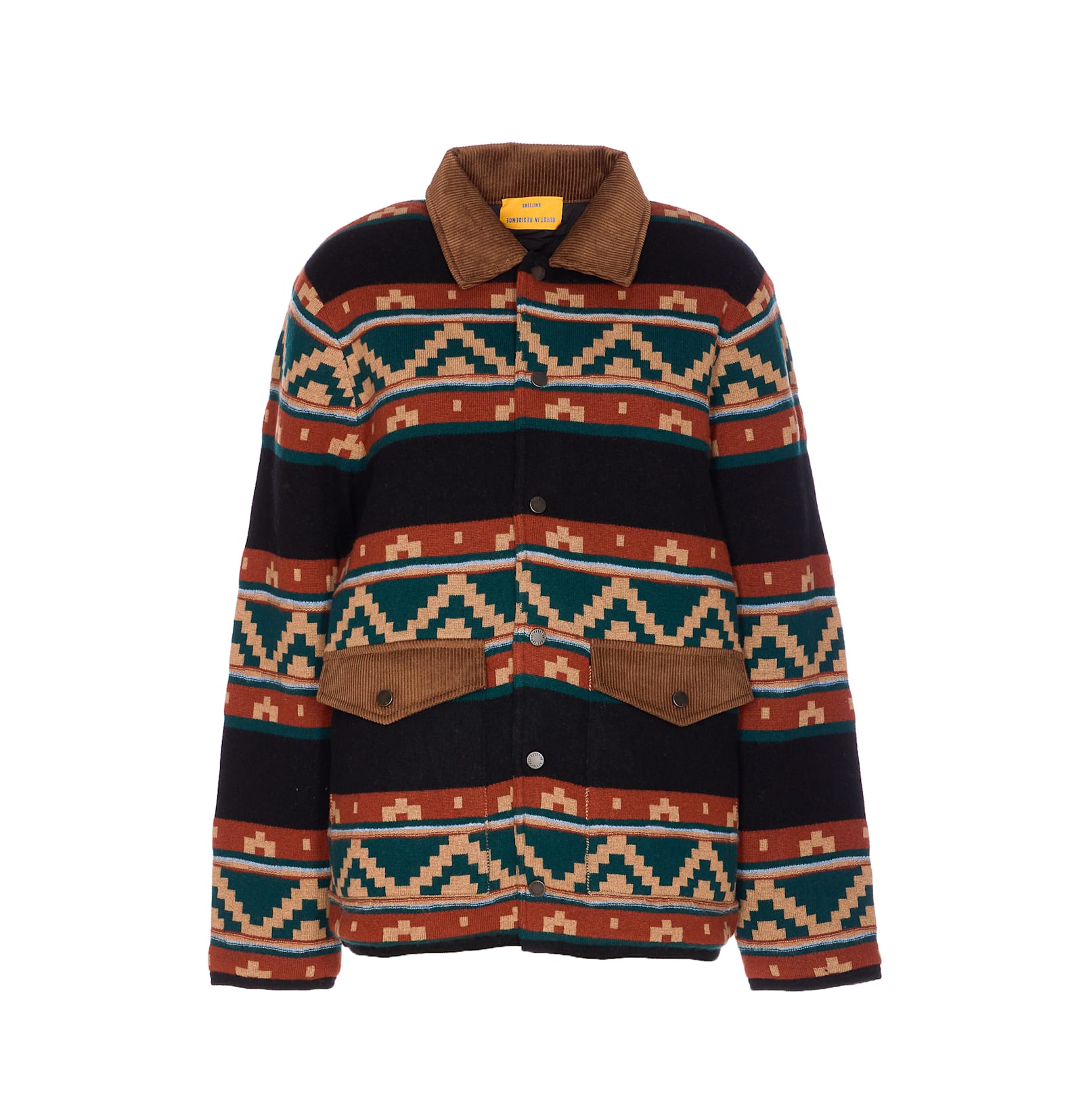 Guest In Residence Western Industry Quilted Wool And Cashmere-blend Jacket In Multi