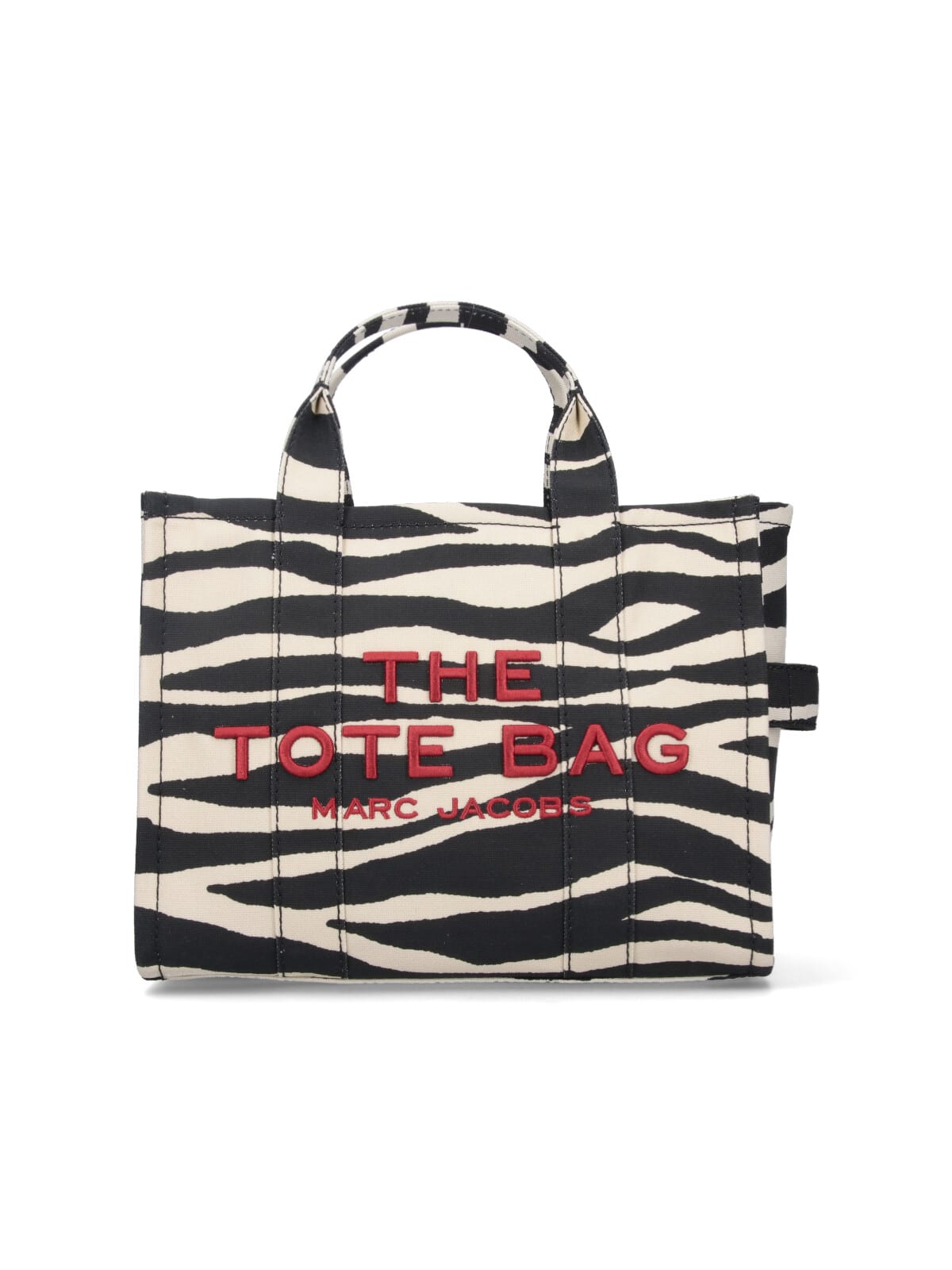 Marc Jacobs Medium Tote Bag The Zebra Canvas In Crema