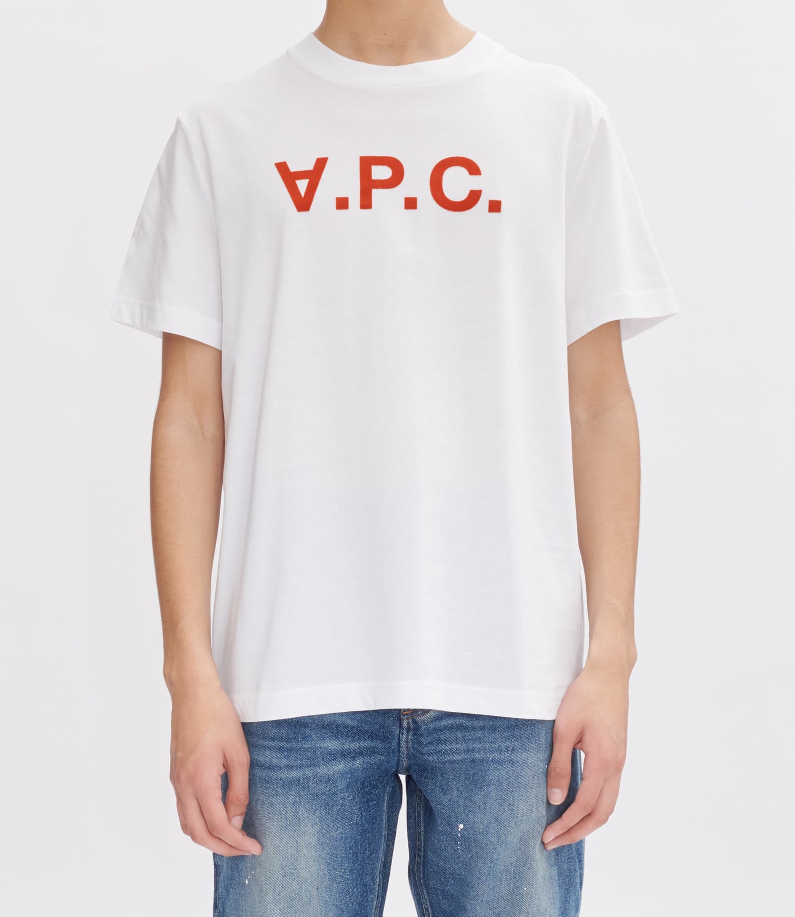 Apc T-shirt Standard Grand Vpc In Ilm Blanc Terracotta