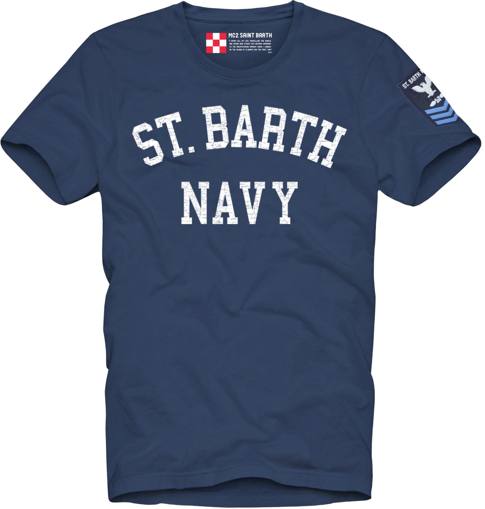 MC2 Saint Barth Saint Barth Navy Boys T-shirt
