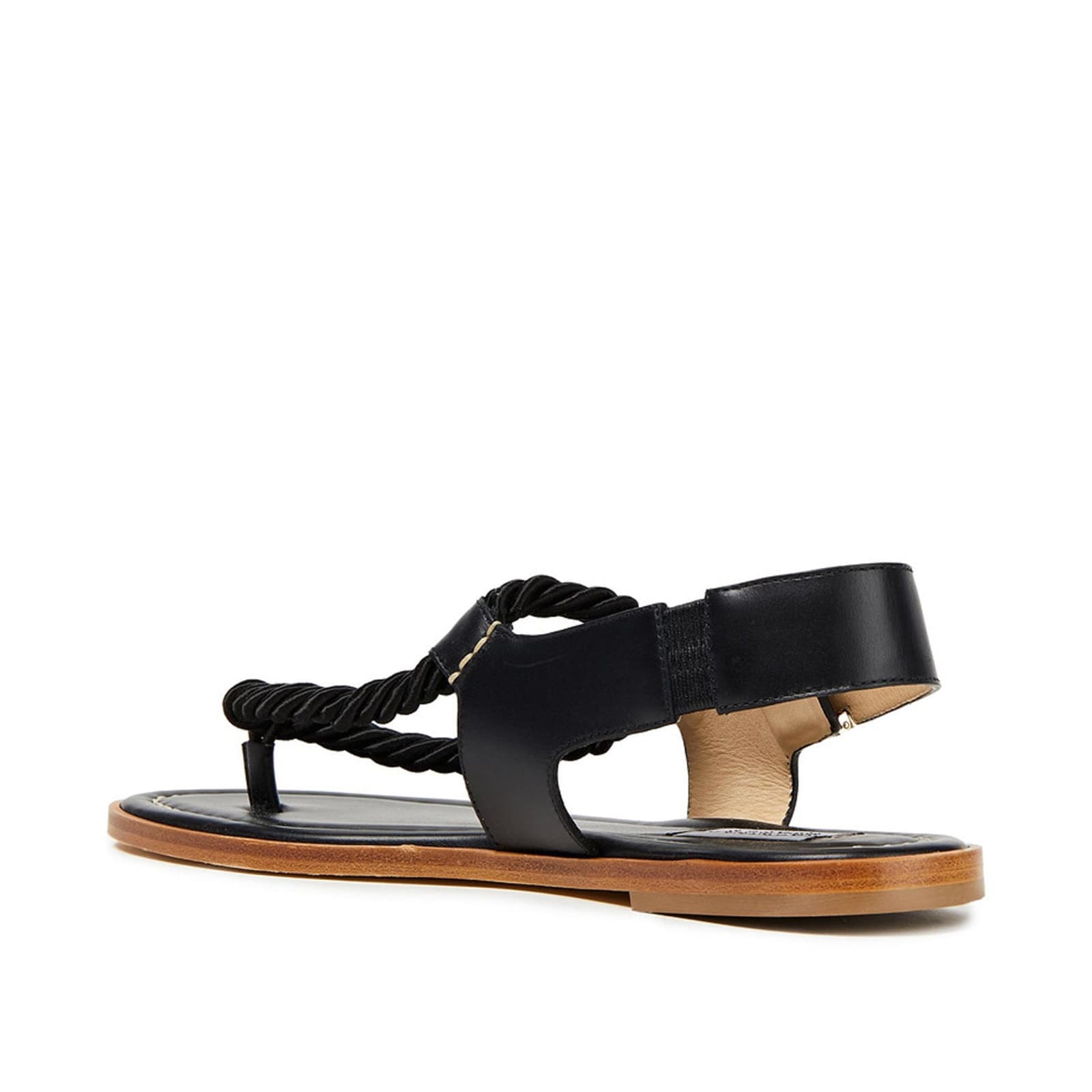 Shop Gabriela Hearst Zephyr Leather Sandals In Black