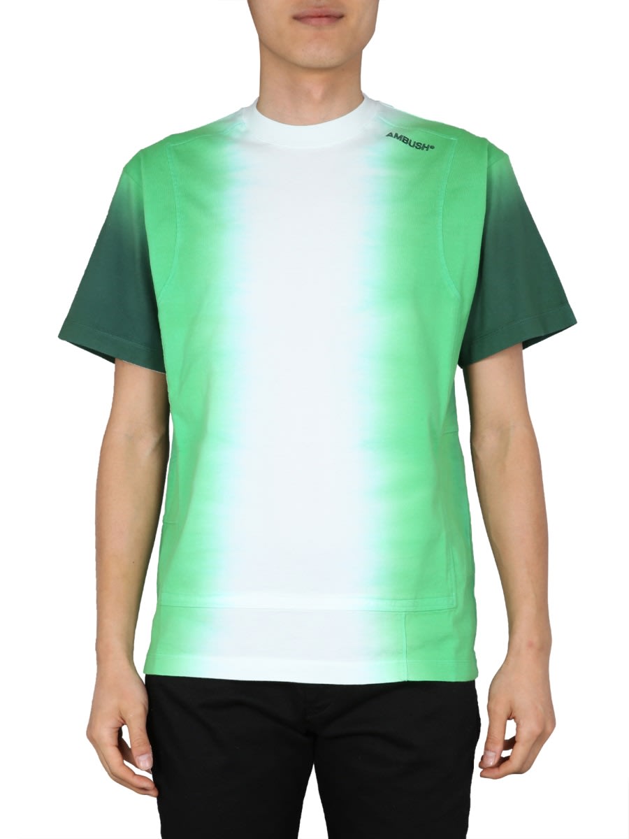 Shop Ambush Round Neck T-shirt In Green