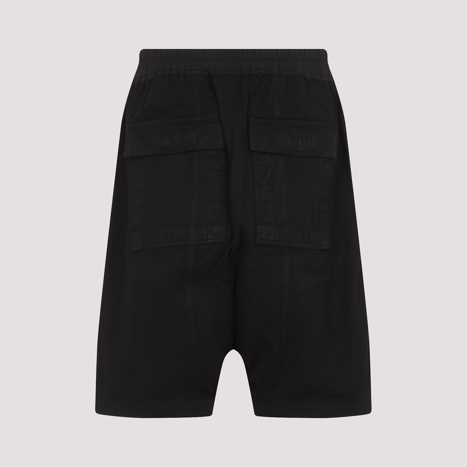 Shop Rick Owens Drkshdw Drawstring Pods Shorts In Black