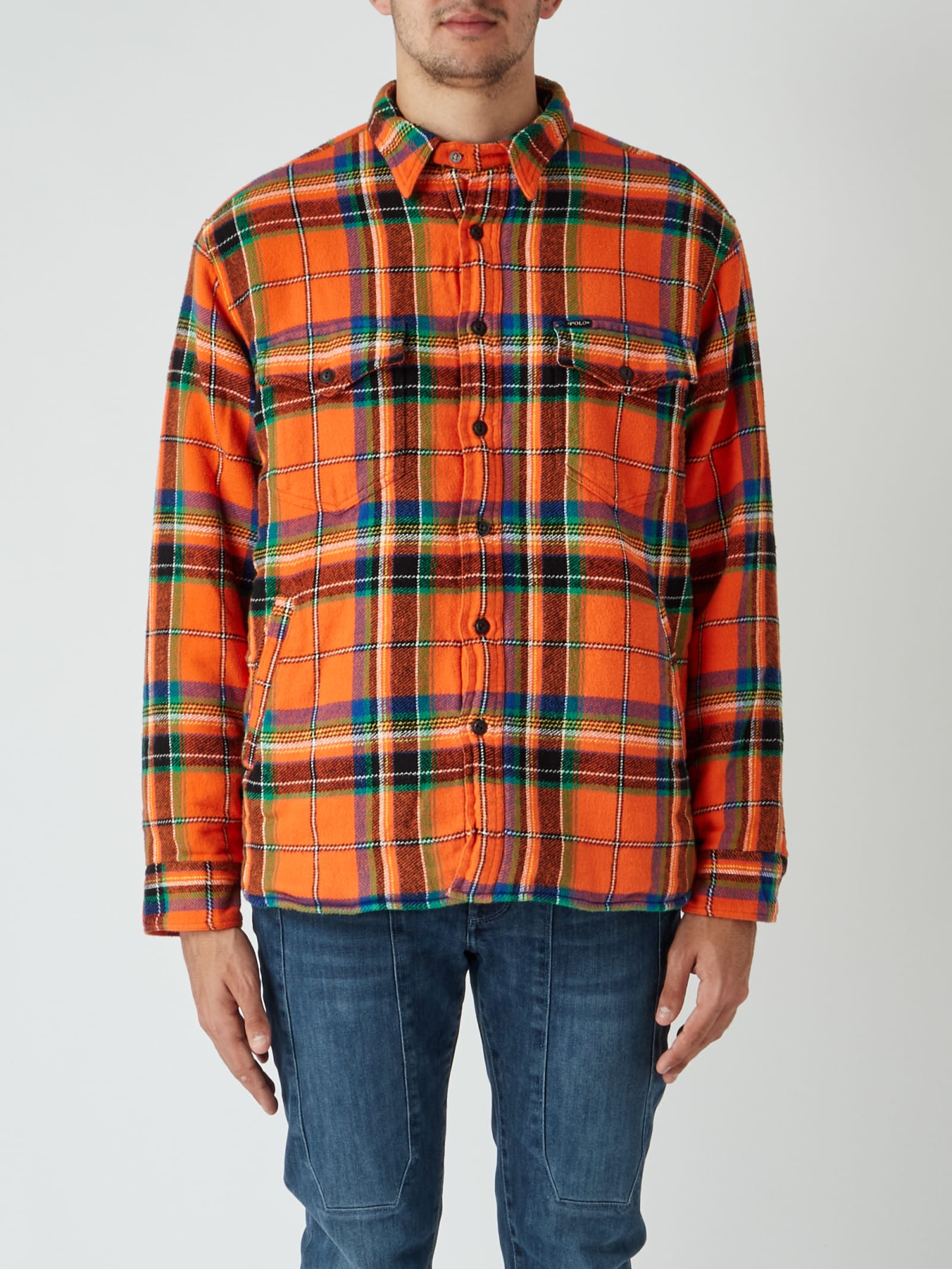 Polo Ralph Lauren Roundneck Sweater In Arancione