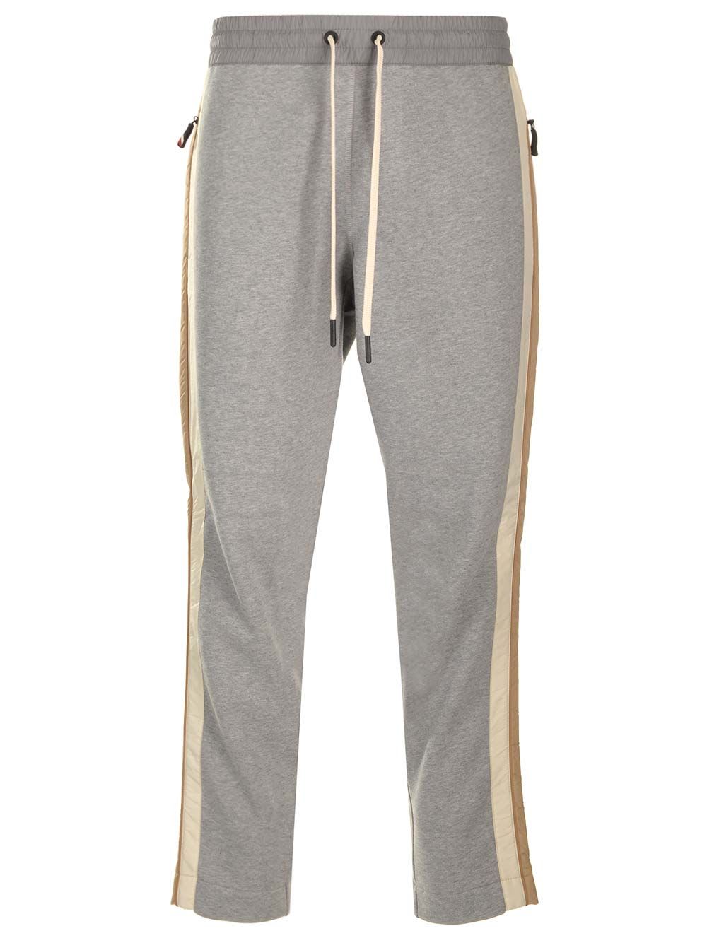 MONCLER COTTON FLEECE SPORTS TROUSERS 