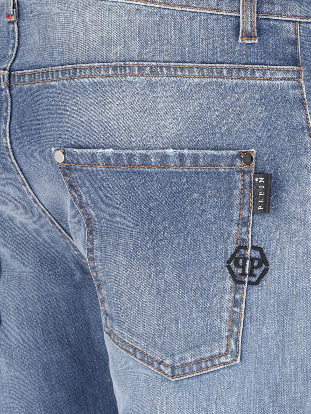 Shop Philipp Plein Skinny Jeans In Blue
