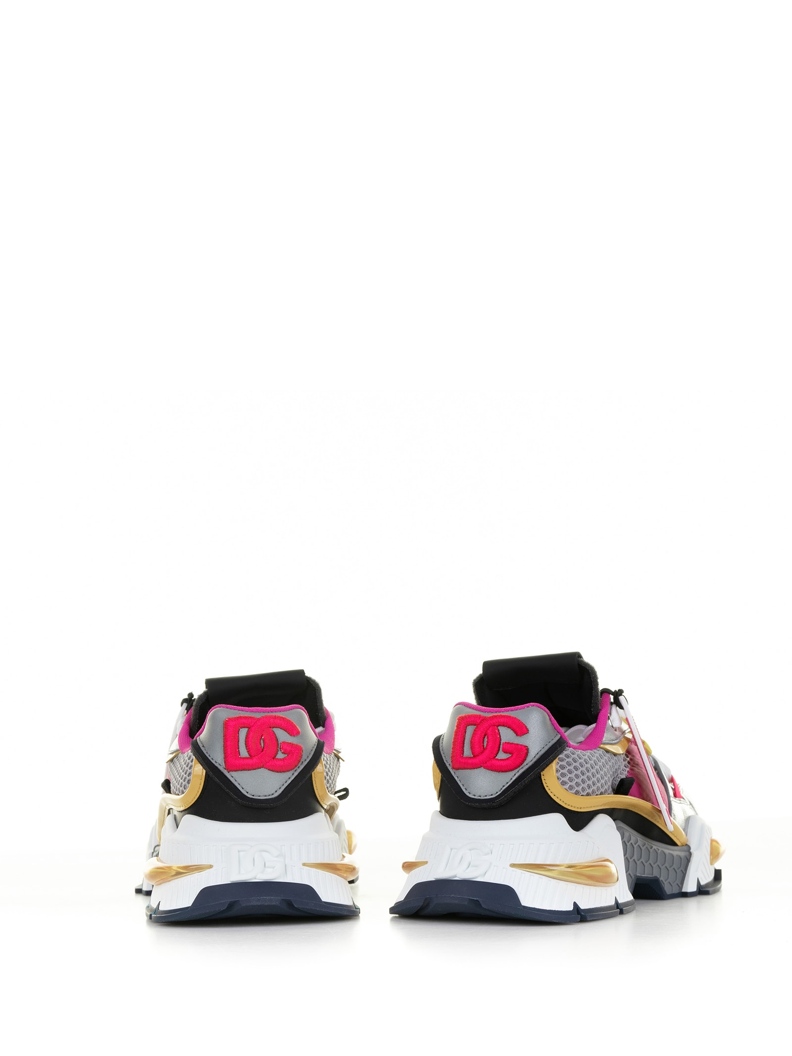 Shop Dolce & Gabbana Daymaster Sneaker In Multicolored Leather