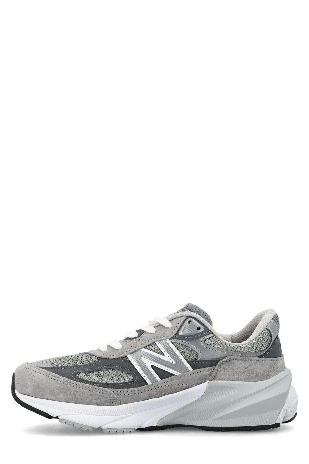 Shop New Balance 990 V6 Laceup Sneakers In Grey