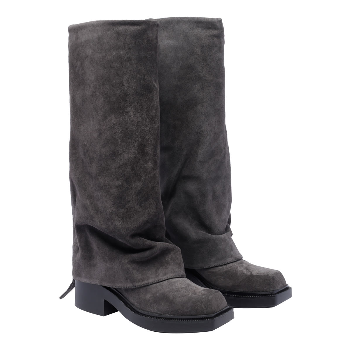 Shop Vic Matie Silverstone Boots In Grey