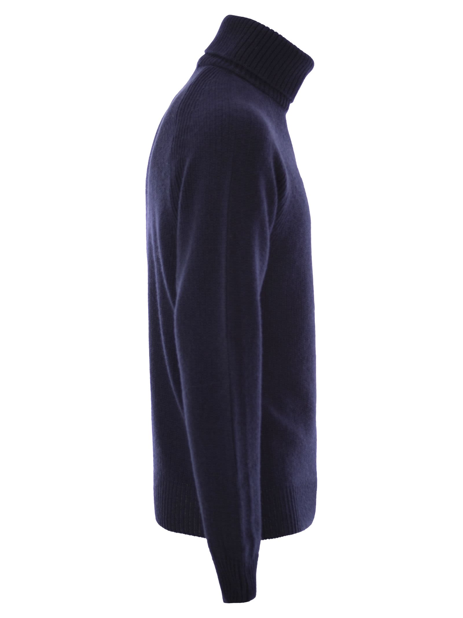 K-way Virgil - Turtleneck Jumper In Navy