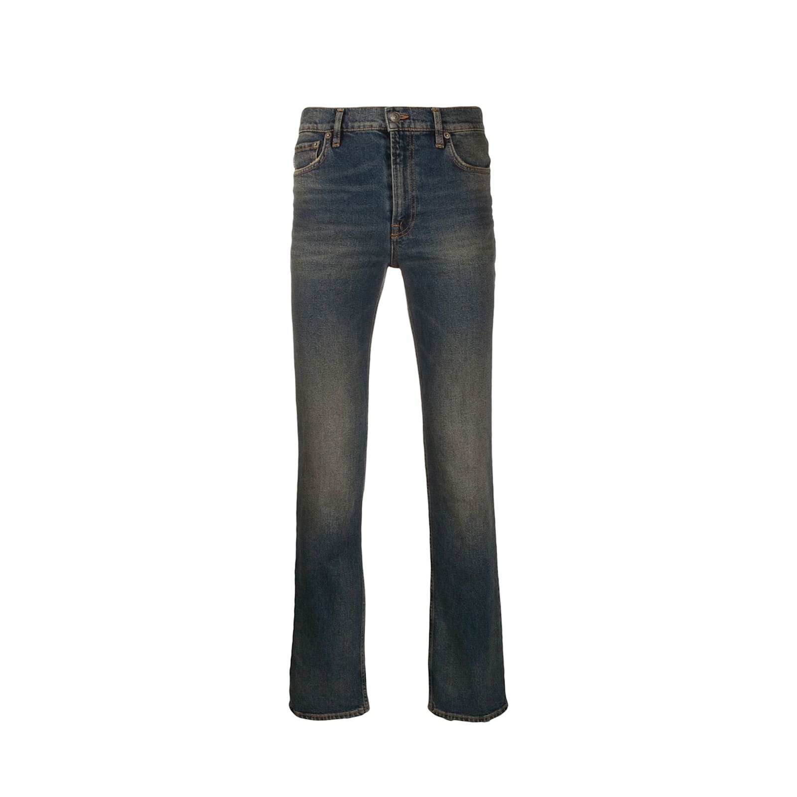 Shop Balenciaga Straight-leg Jeans In Blue