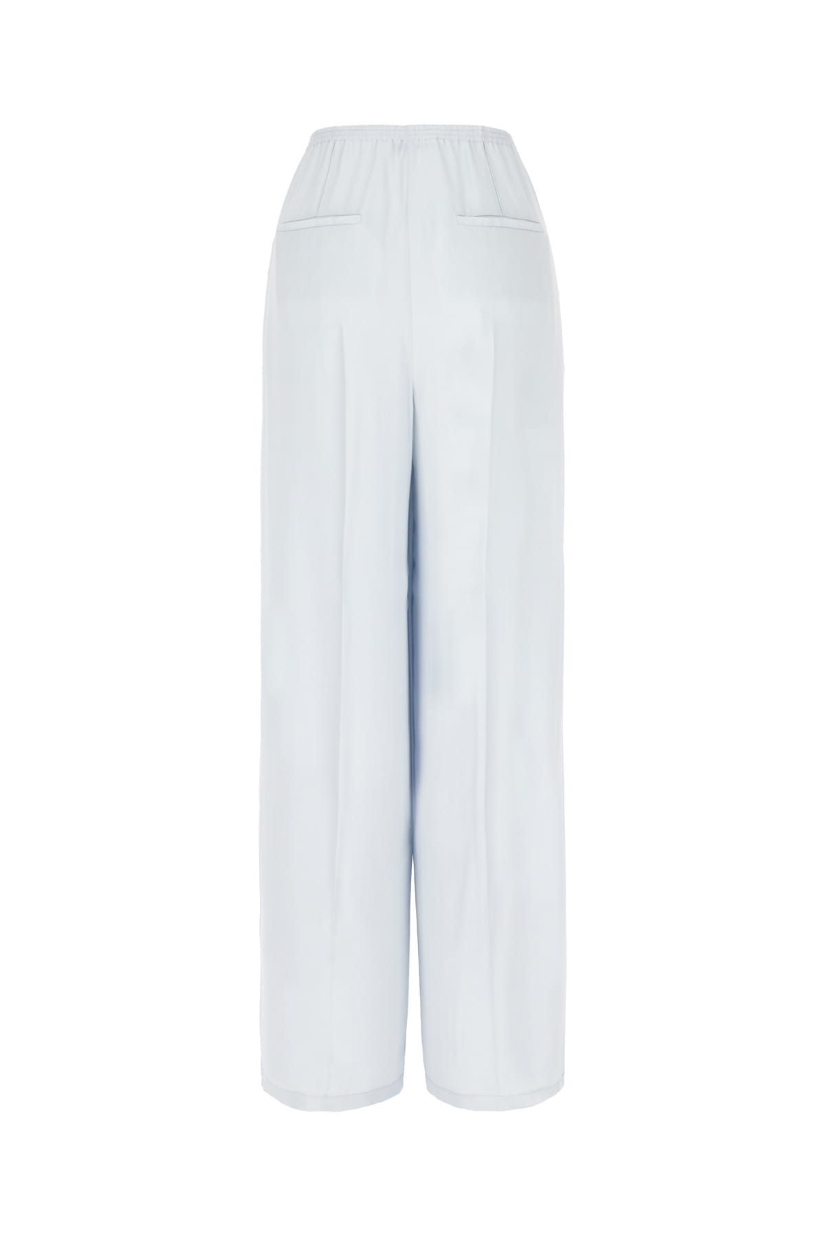 Jucca Pastel Light Blue Acetate Blend Pants In 090