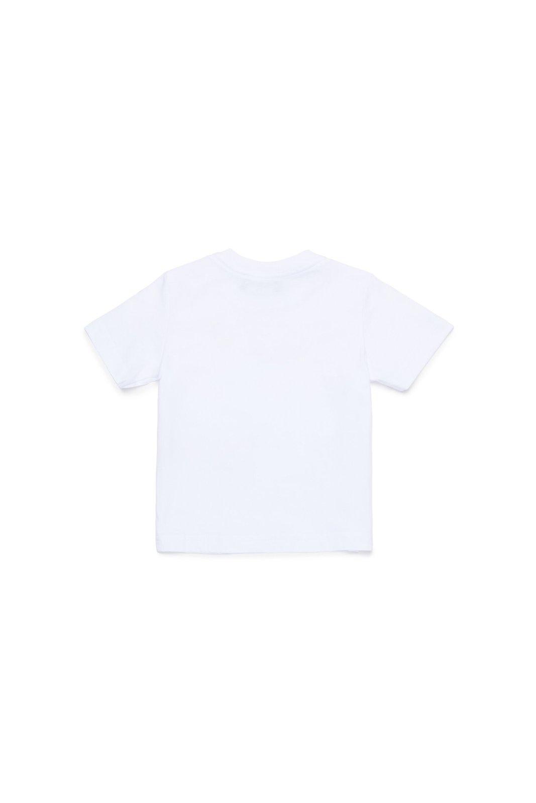 Shop Dsquared2 Icon Logo-printed Crewneck T-shirt In White