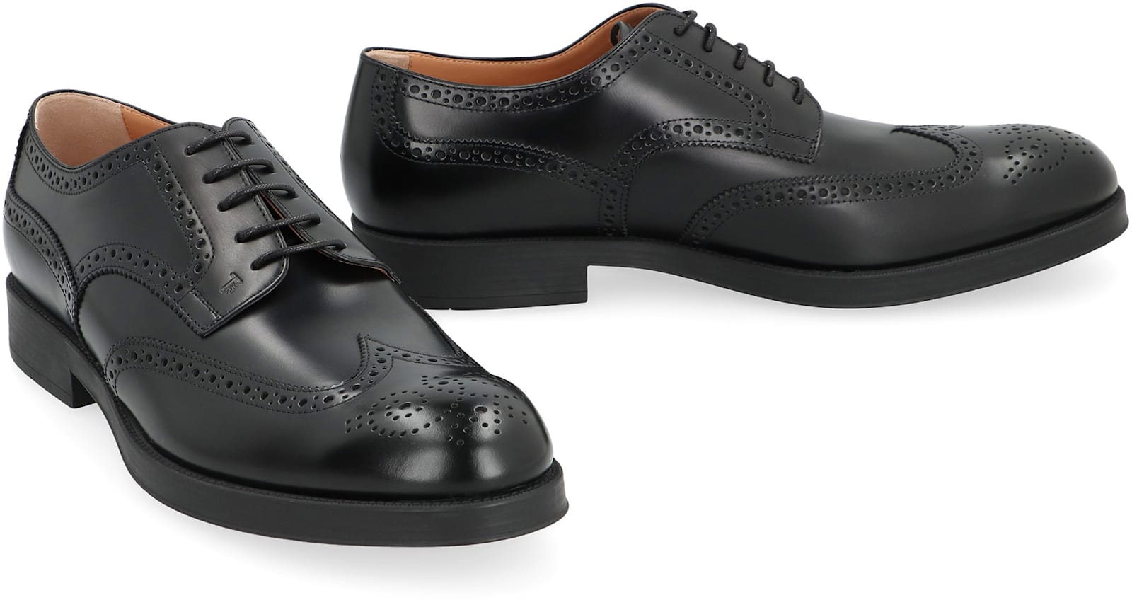 Tod's Scarpa Uomo Sotto Cav.tomaia Pelle F.do Gomma In Black