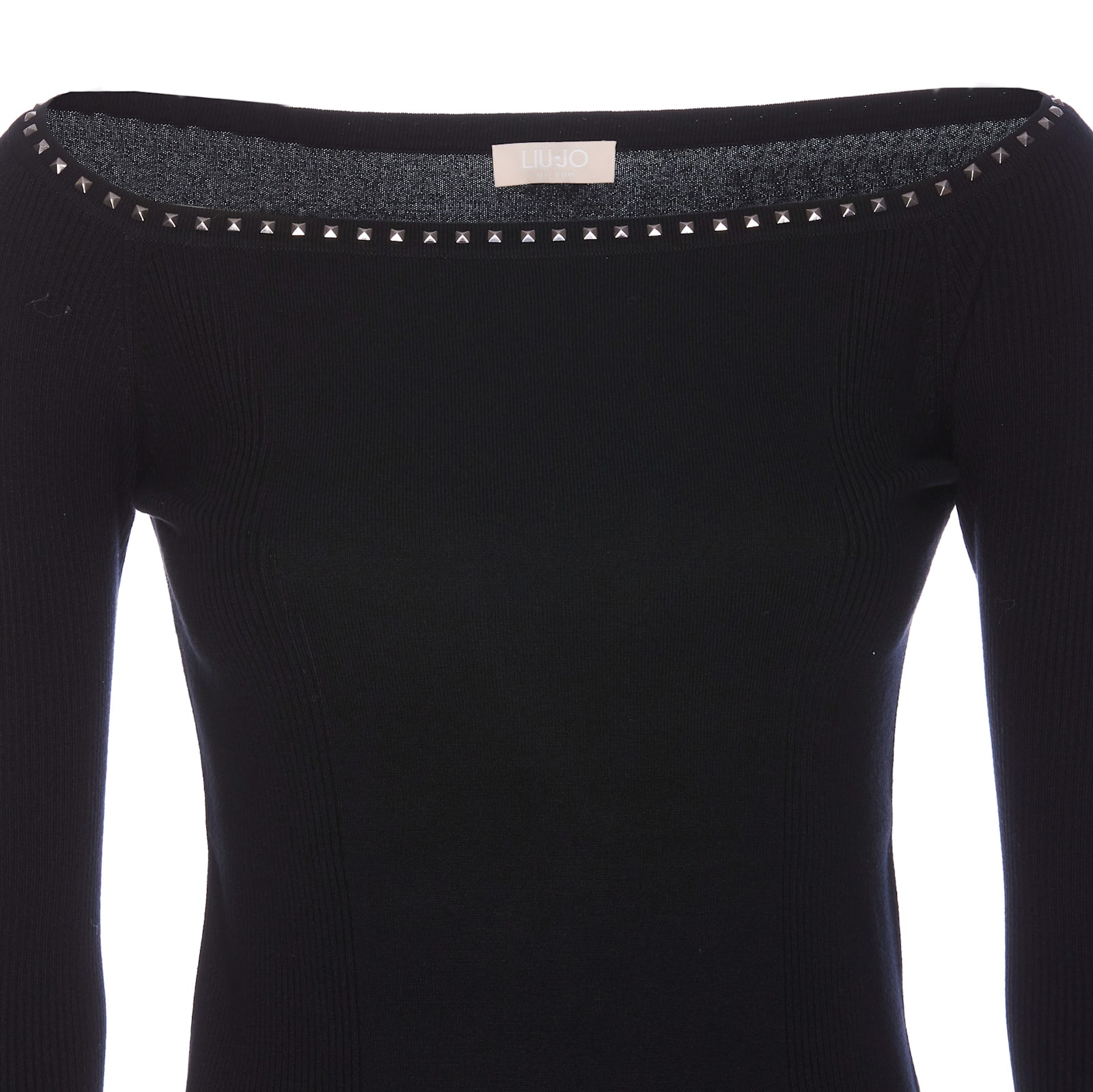 Shop Liu •jo Sweater In Black