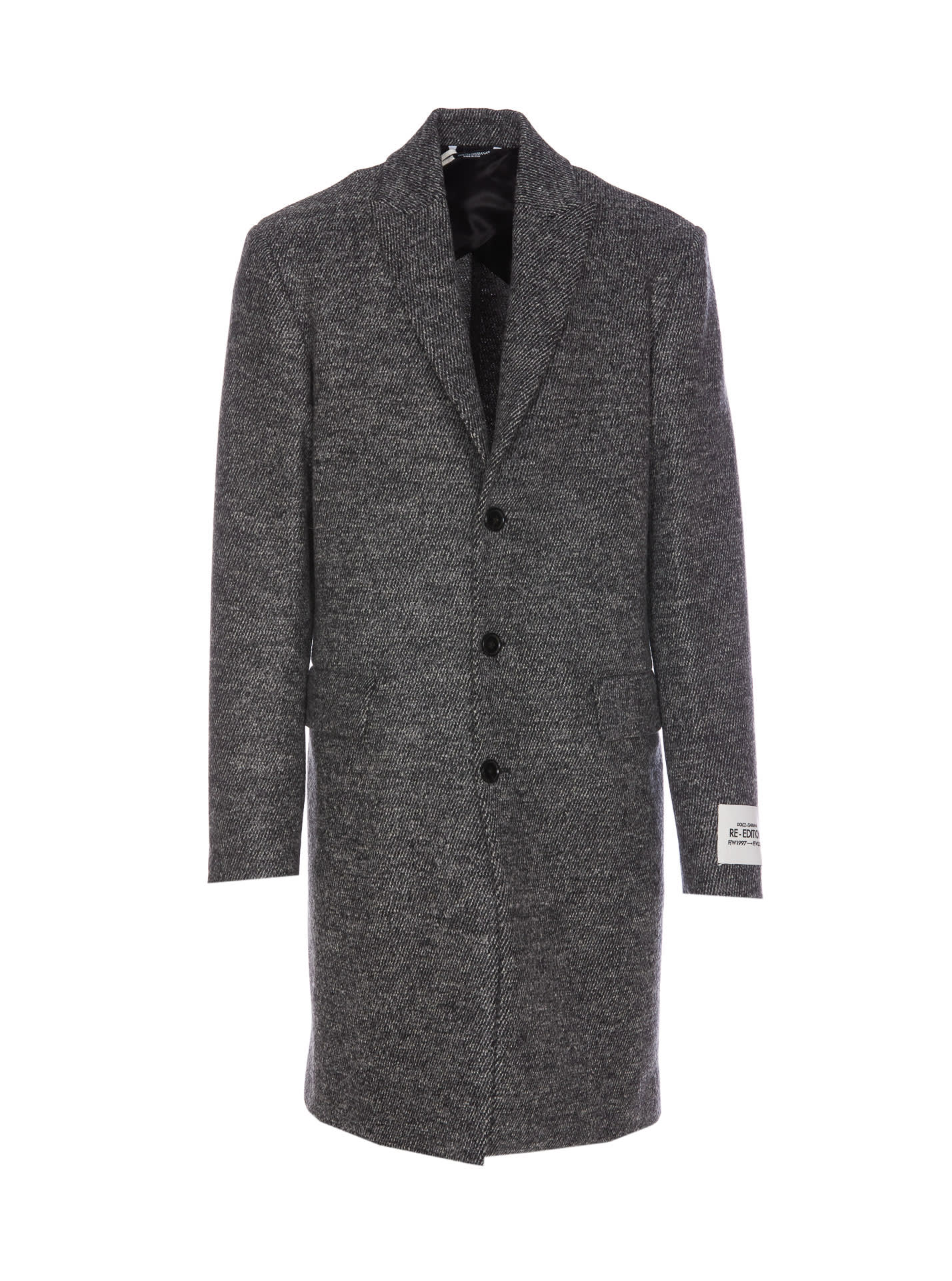 Dolce & Gabbana Coat In Gray