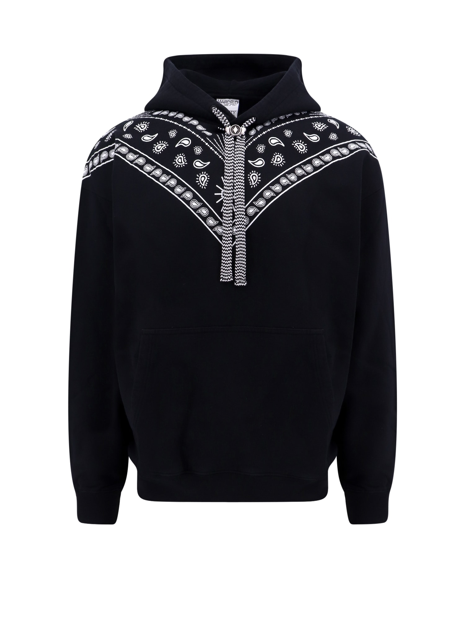 Shop Marcelo Burlon County Of Milan Sweatshirt In Black Whit