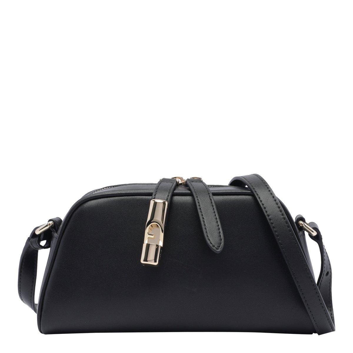 Shop Furla Zipped Tote Bag In Black