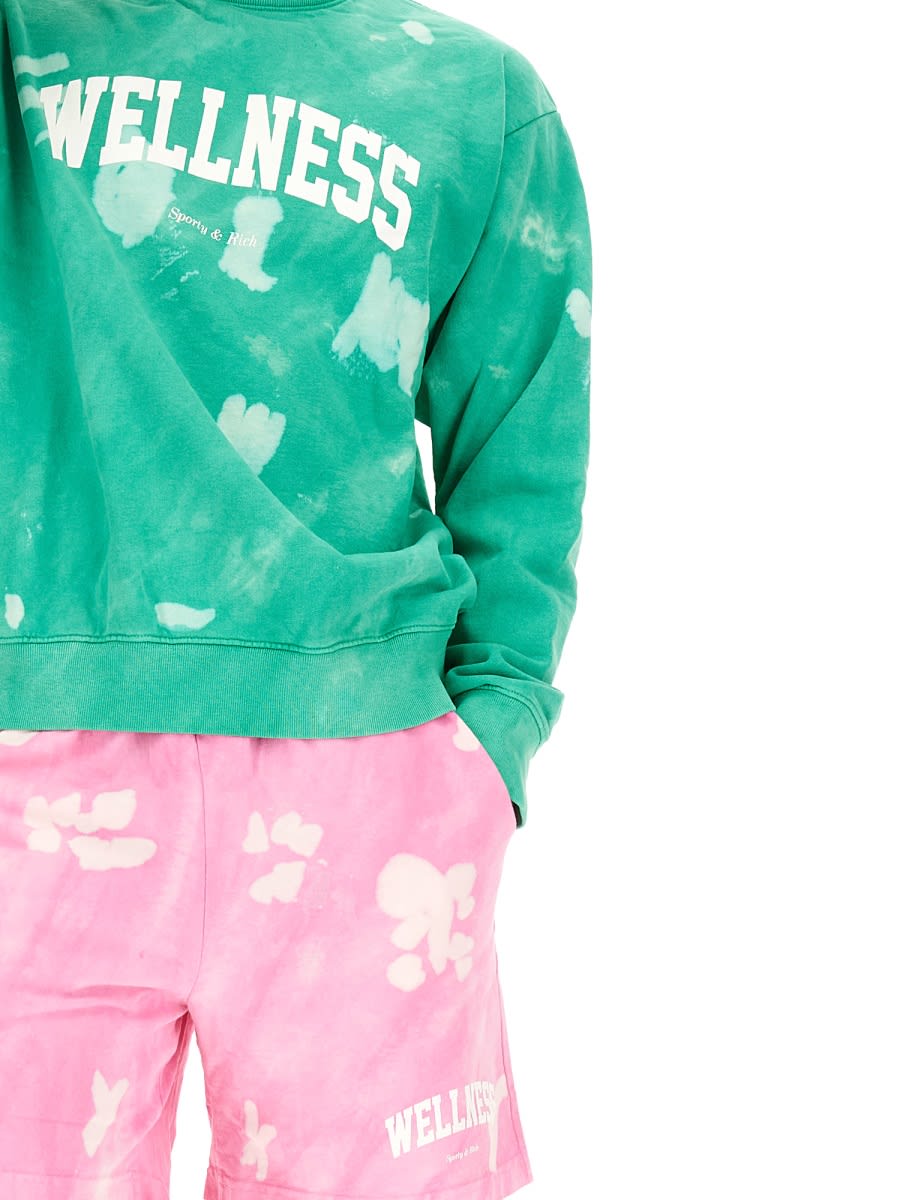Sporty & Rich Wellness Ivy Sweatshirt In White