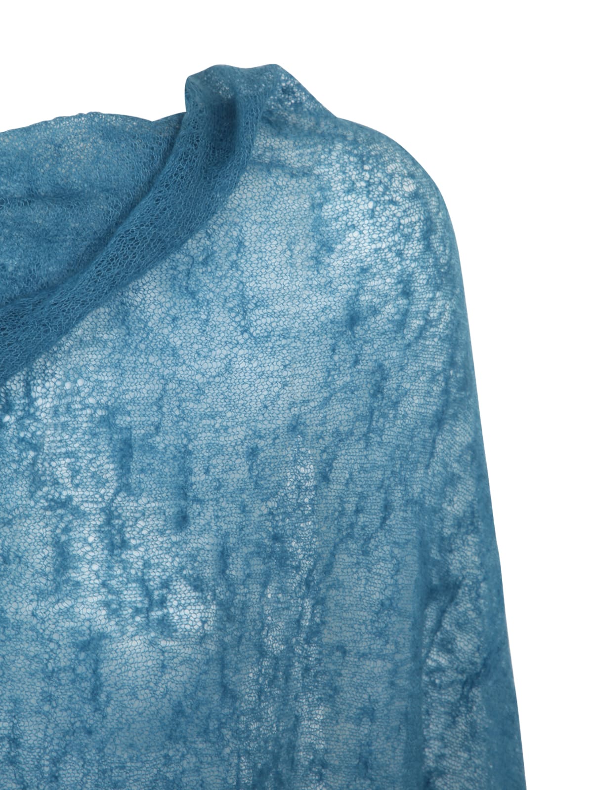 Shop Mirror In The Sky Semi Felted Poncho In Univers