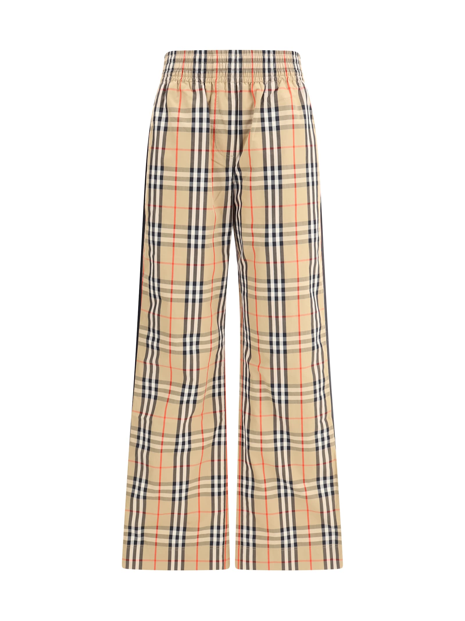 Check Cotton Pants