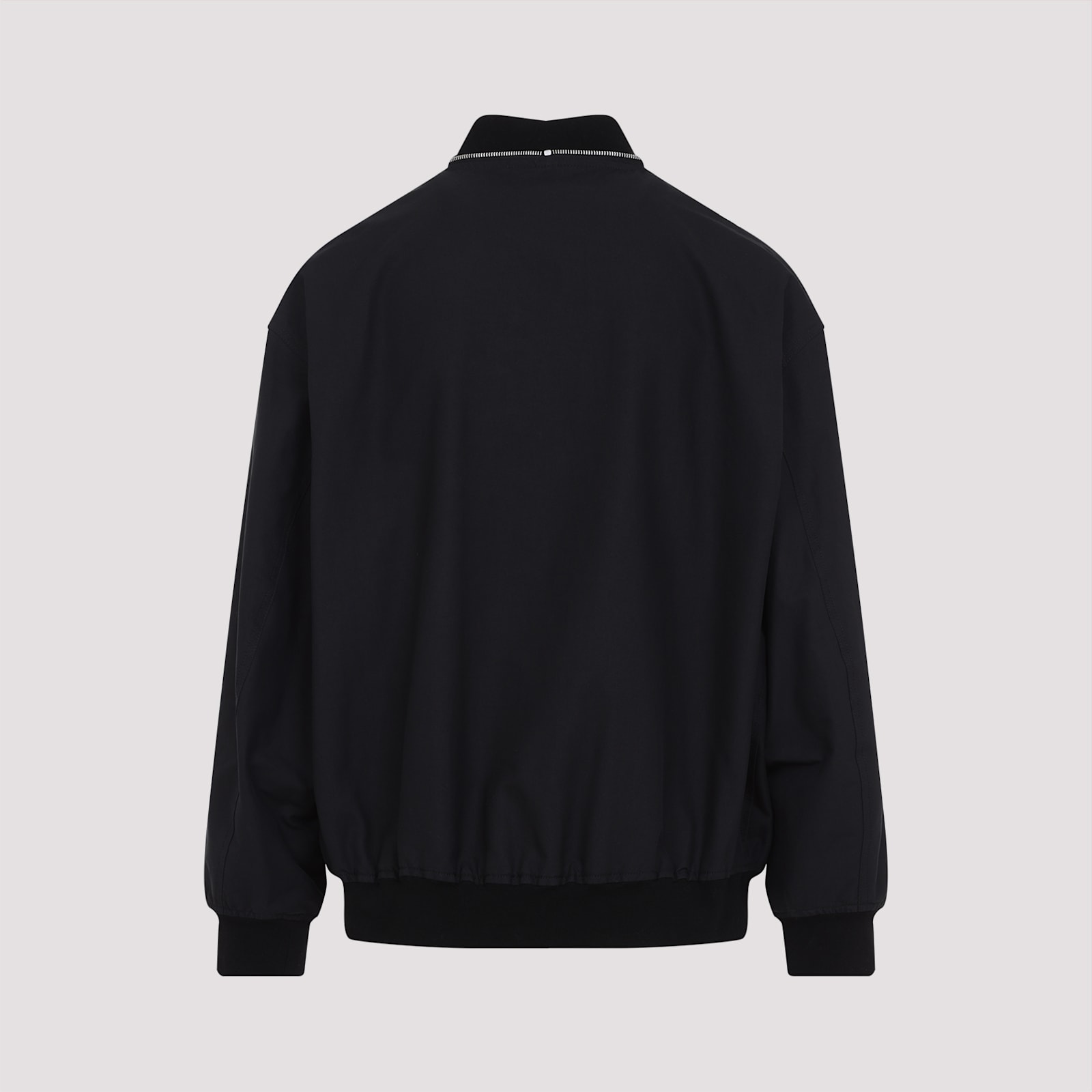 Jil Sander Zip-up Bomber Jacket In Black