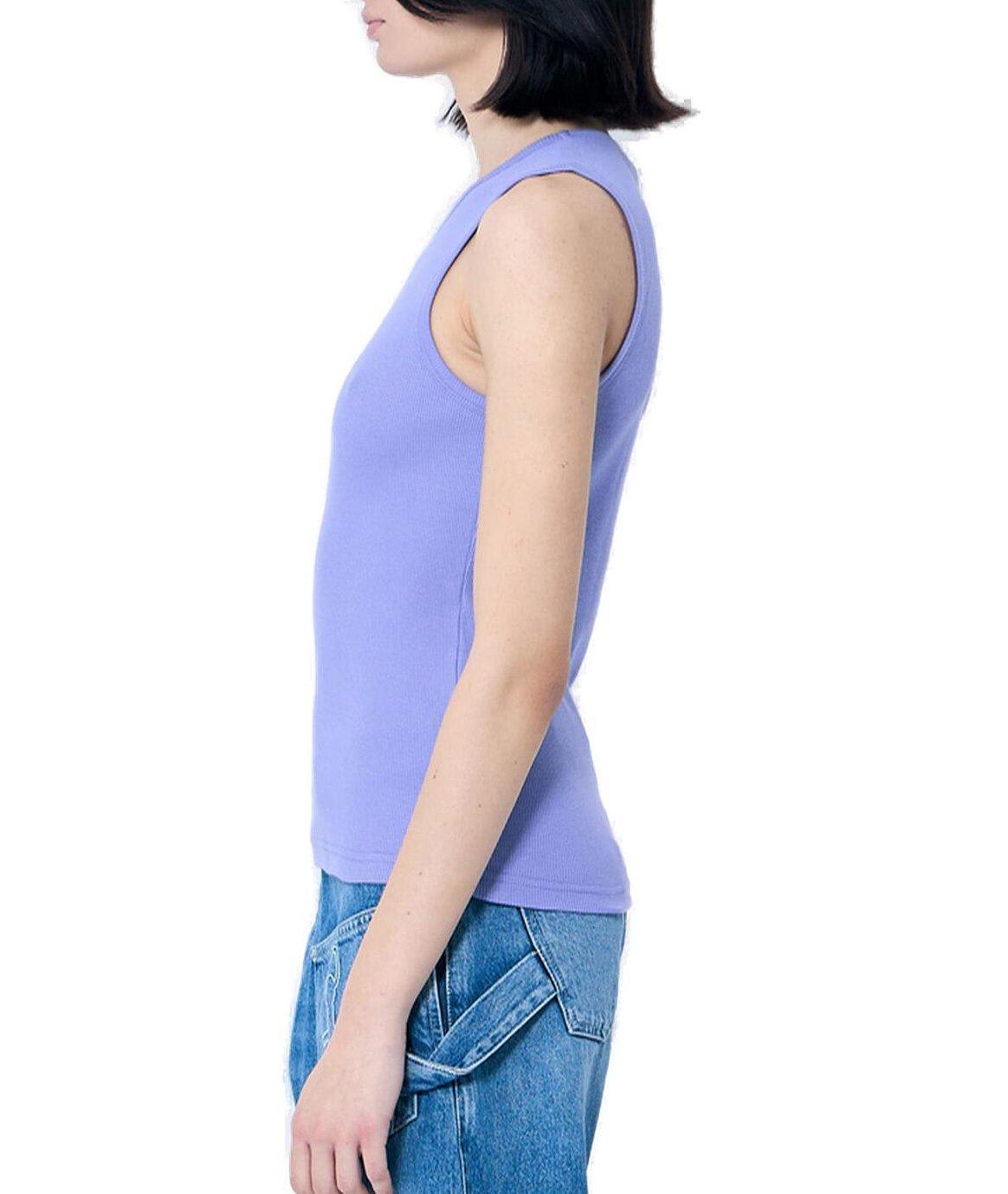 Jw Anderson Women's Anchor Jwa Logo Tank Top In Lilac